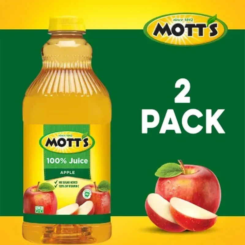 Mott'S 100% Apple Juice (86 Fl. Oz., 2 Pk.) - Image 4