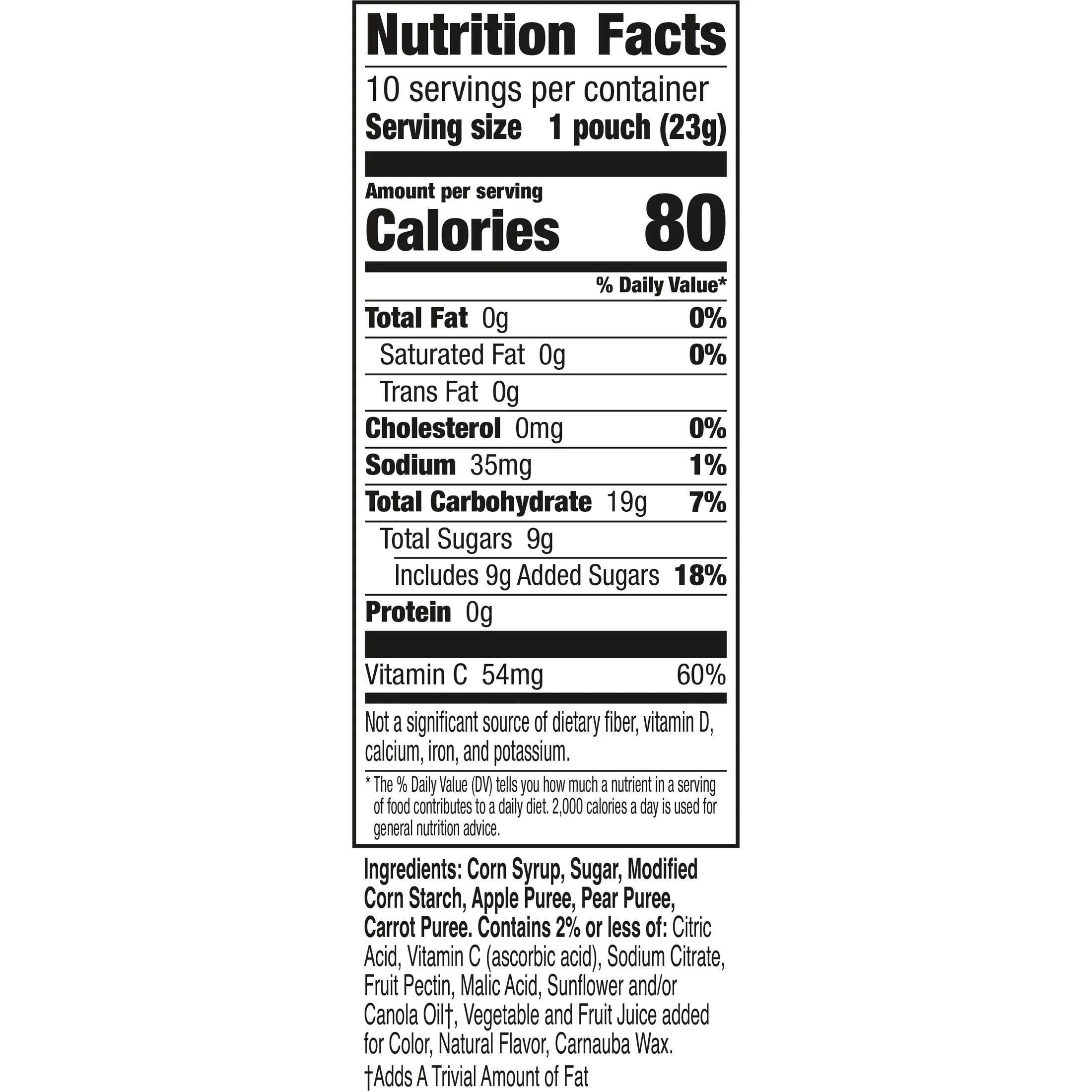Mott's Fruit Flavored Snacks, Assorted Fruit, Gluten Free Snack, 10 Count, 8 oz - Image 5