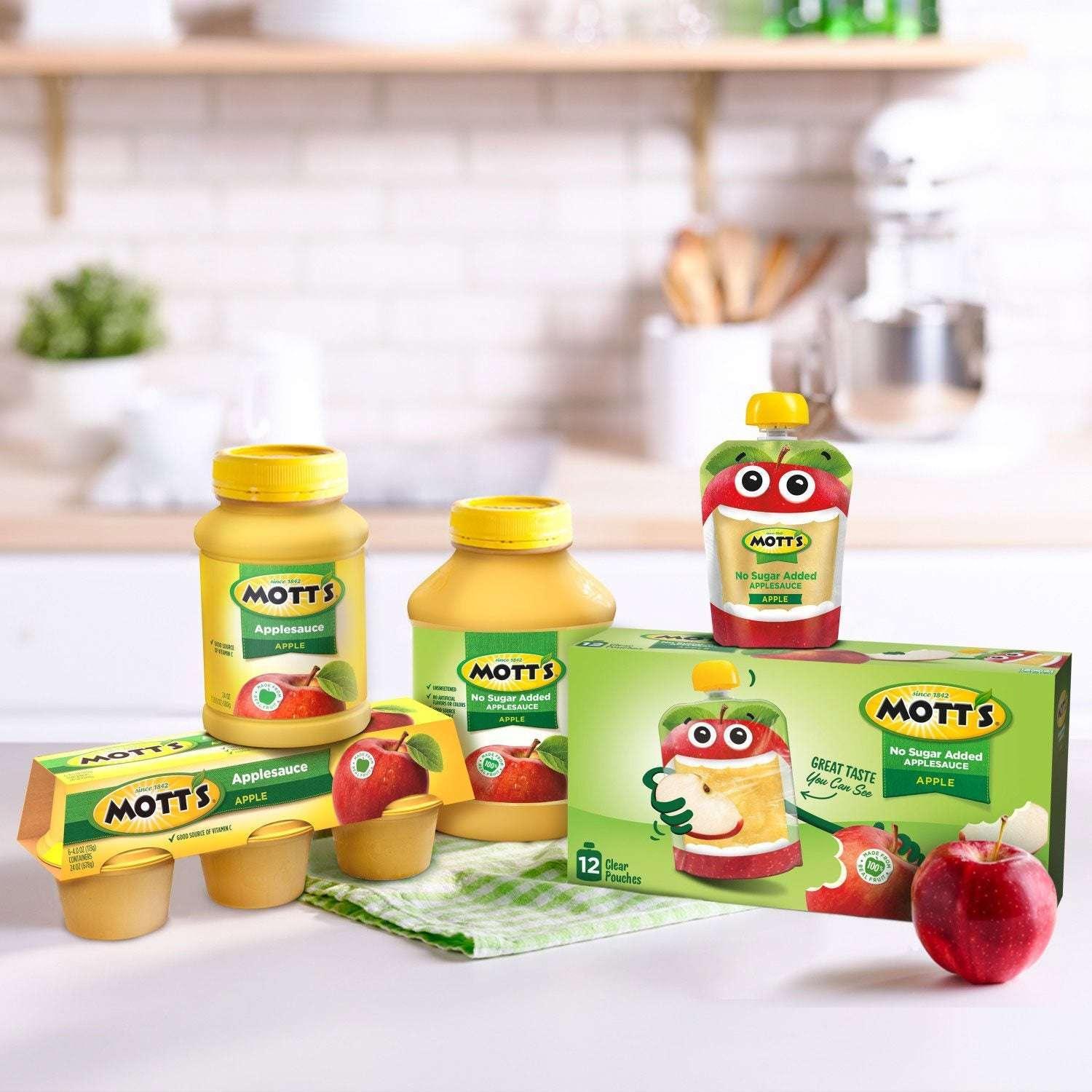 Mott's No Sugar Added Applesauce Variety Pack, 3.2 oz., 32 pk. - Image 9