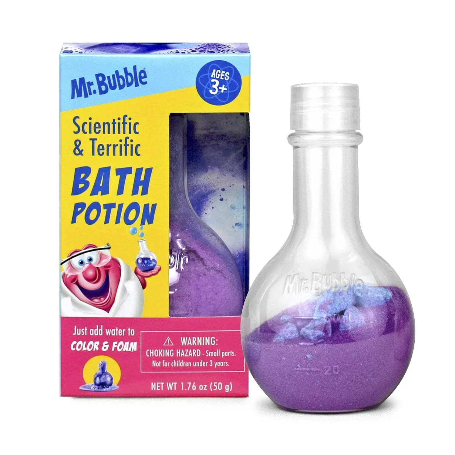 Mr. Bubble Scientific & Terrific Bath Potion, Original Bubblegum Scent, 1.76 oz. - Image 3