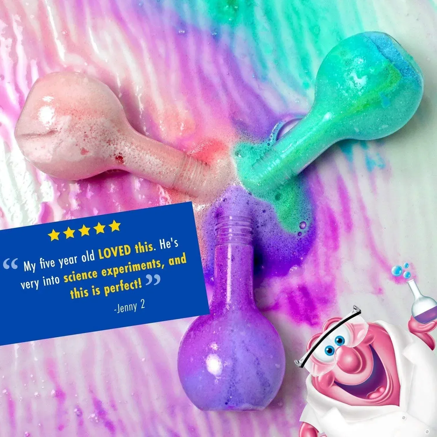 Mr. Bubble Scientific & Terrific Bath Potion, Original Bubblegum Scent, 1.76 oz. - Image 4