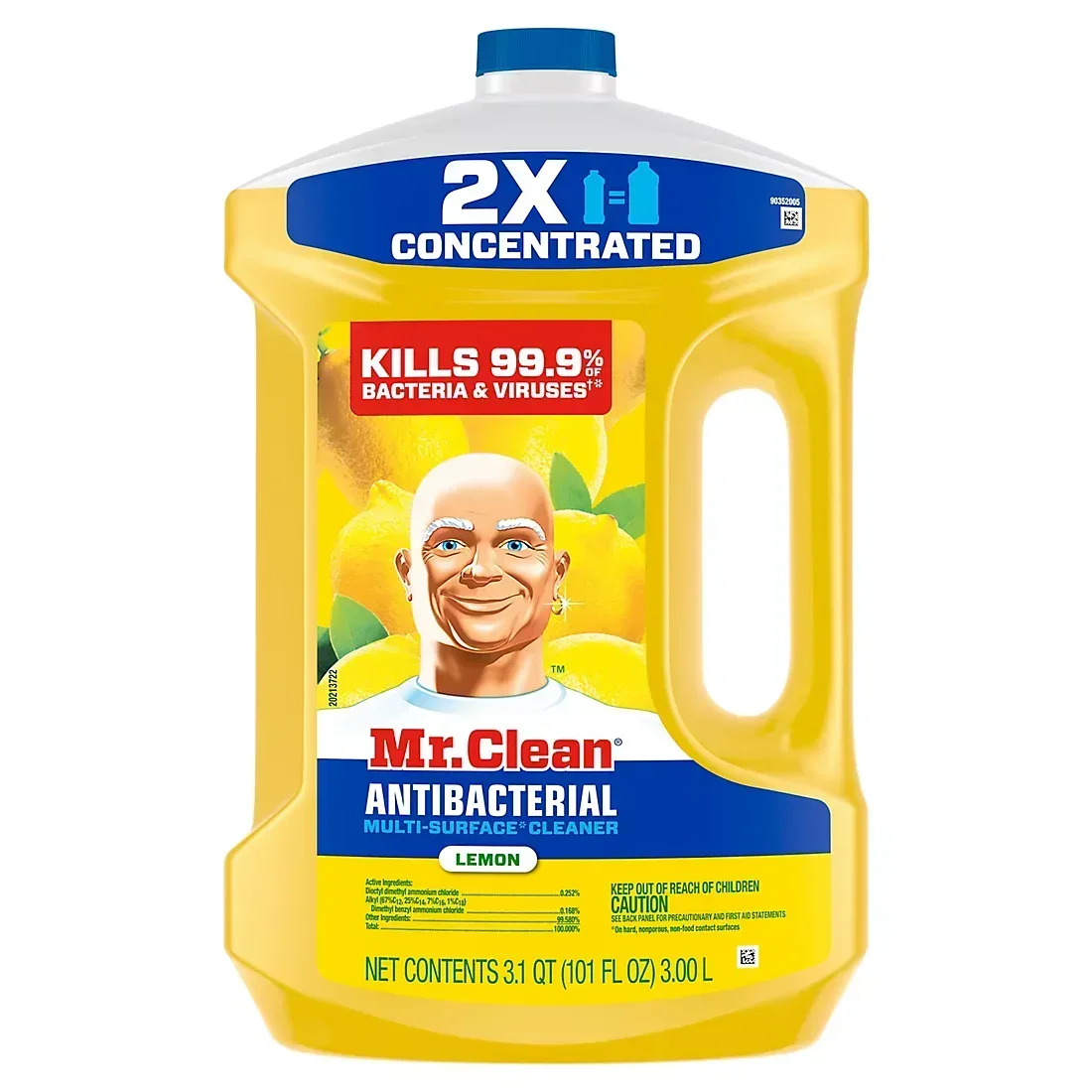 Mr. Clean All Purpose Mopping & Antibacterial Cleaner - Lemon Scent, 101 oz.