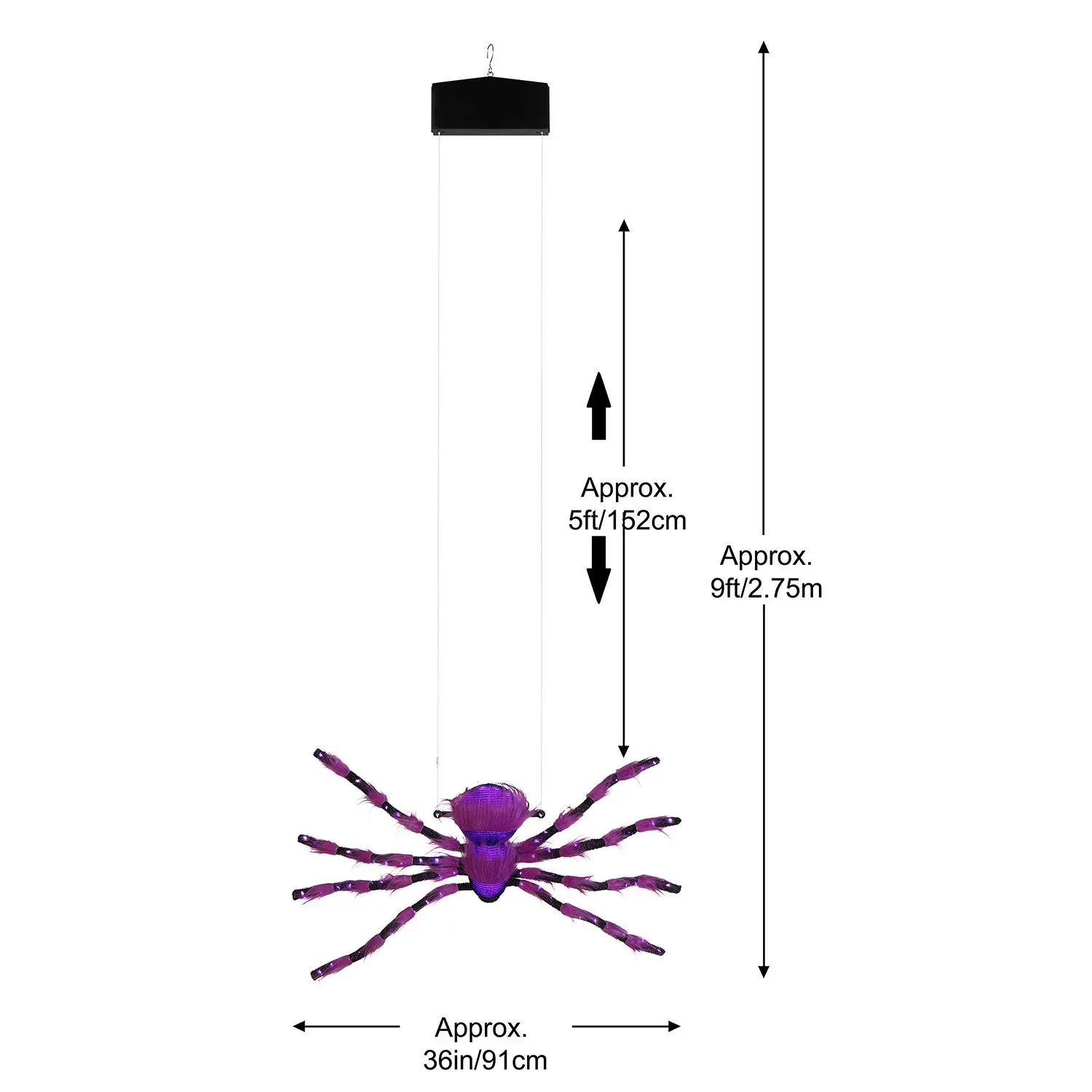 Mr. Halloween Outdoor Rope Climbing Spider - Image 4