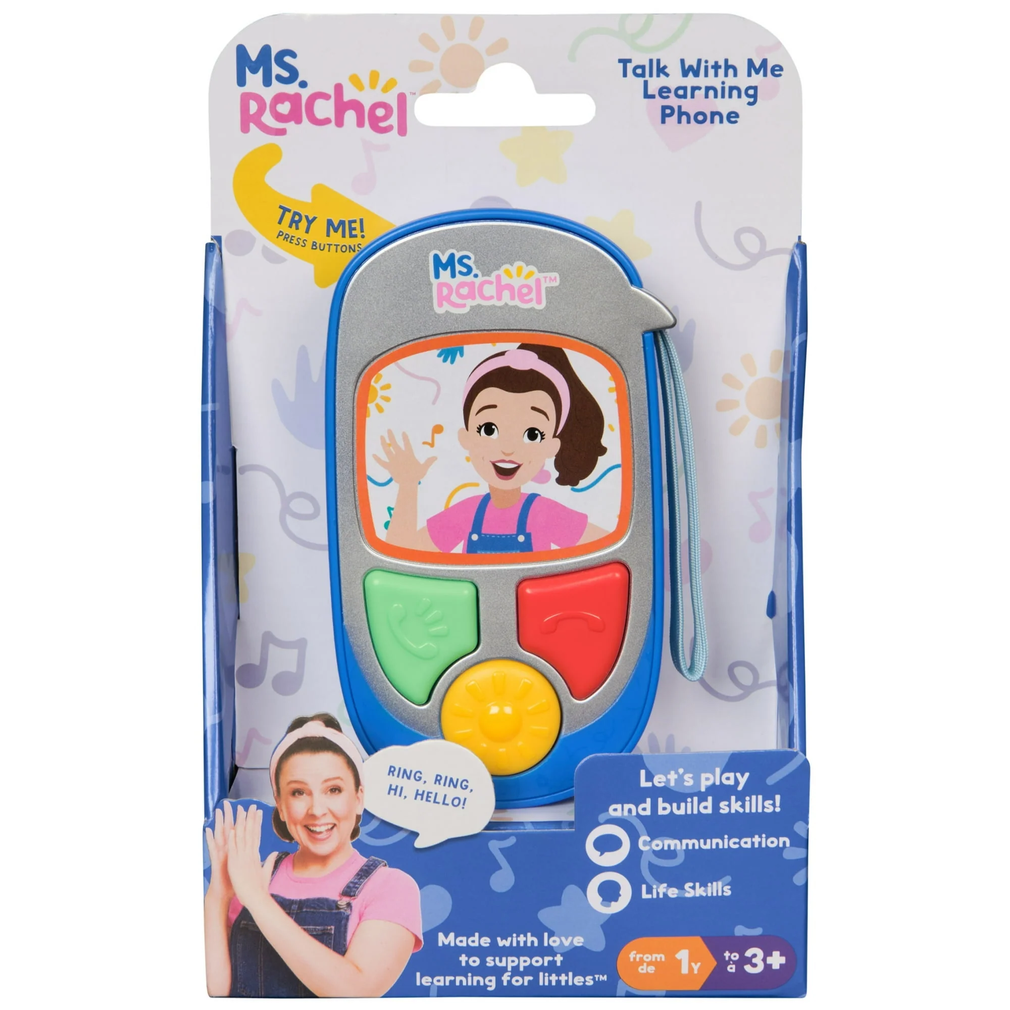 Ms. Rachel Electronic Talk with Me Learning Phone with Conversational Phrases For Kids Ages 1+ - Image 8