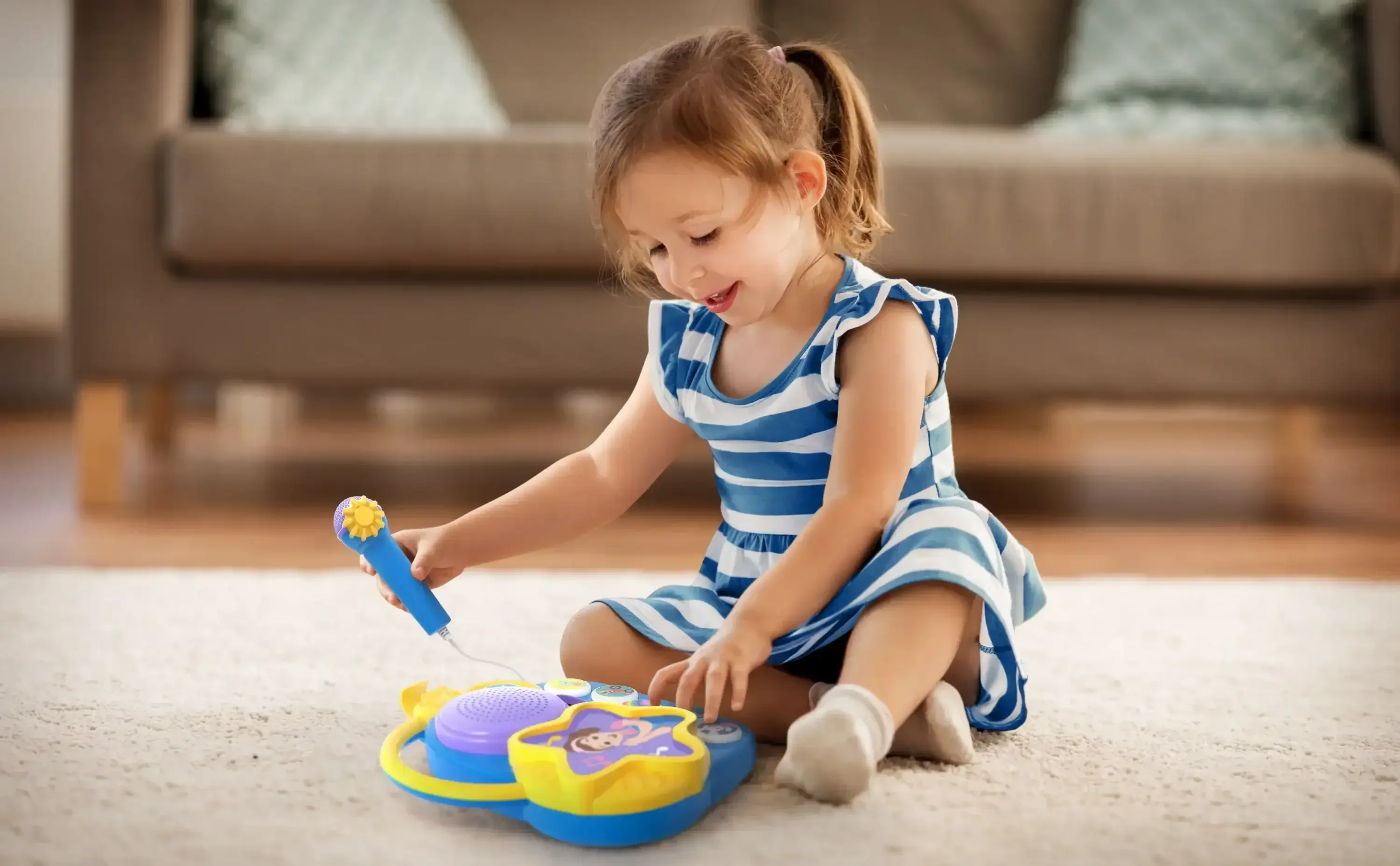 Ms. Rachel Karaoke Microphone Sing-Along Musical Boombox, Child Electronic Learning Systems for 18+ Months - Image 10