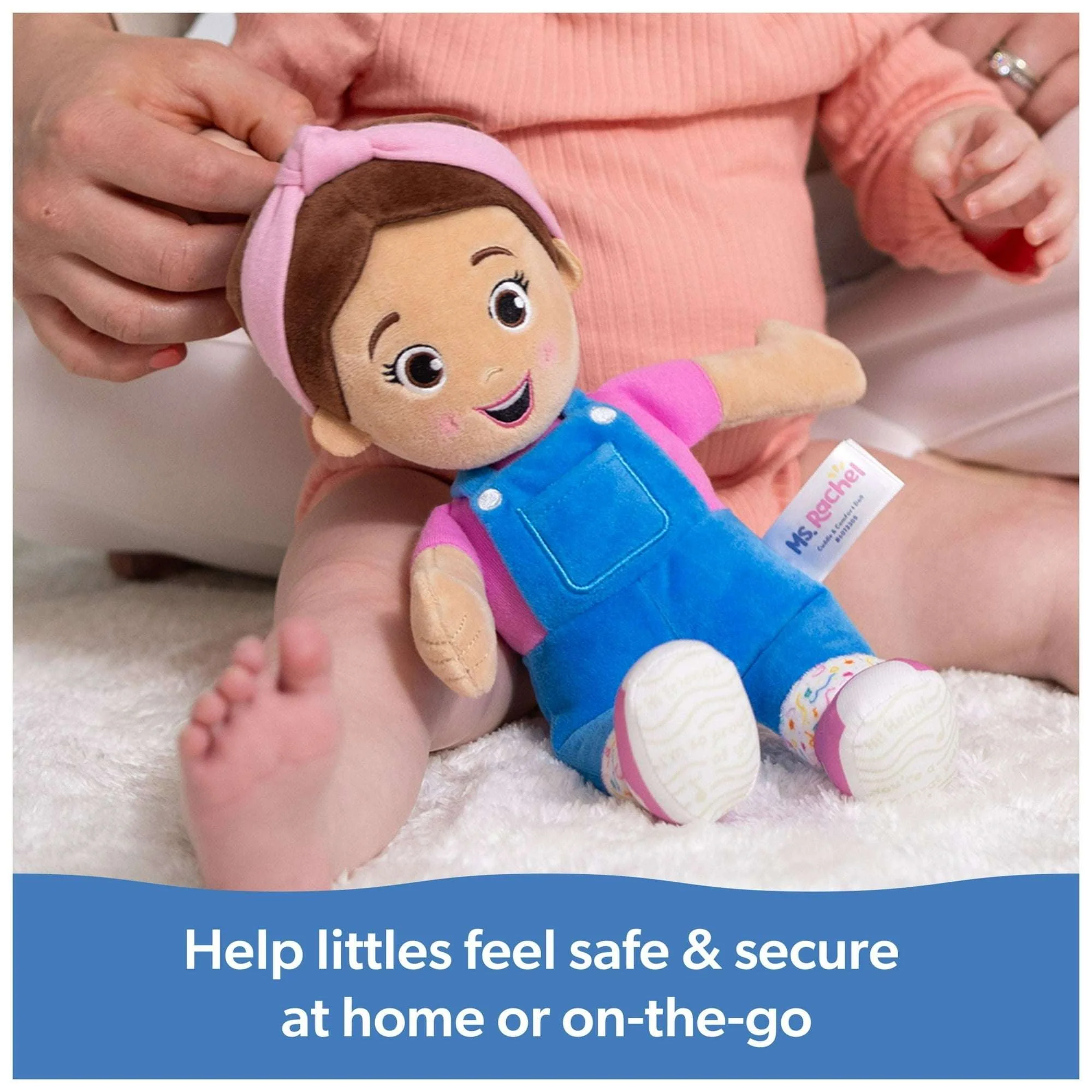 Ms. Rachel Official Basic 11-Inch Cuddle & Comfort Plush Doll for Ages 6 Months to 3+ - Image 3
