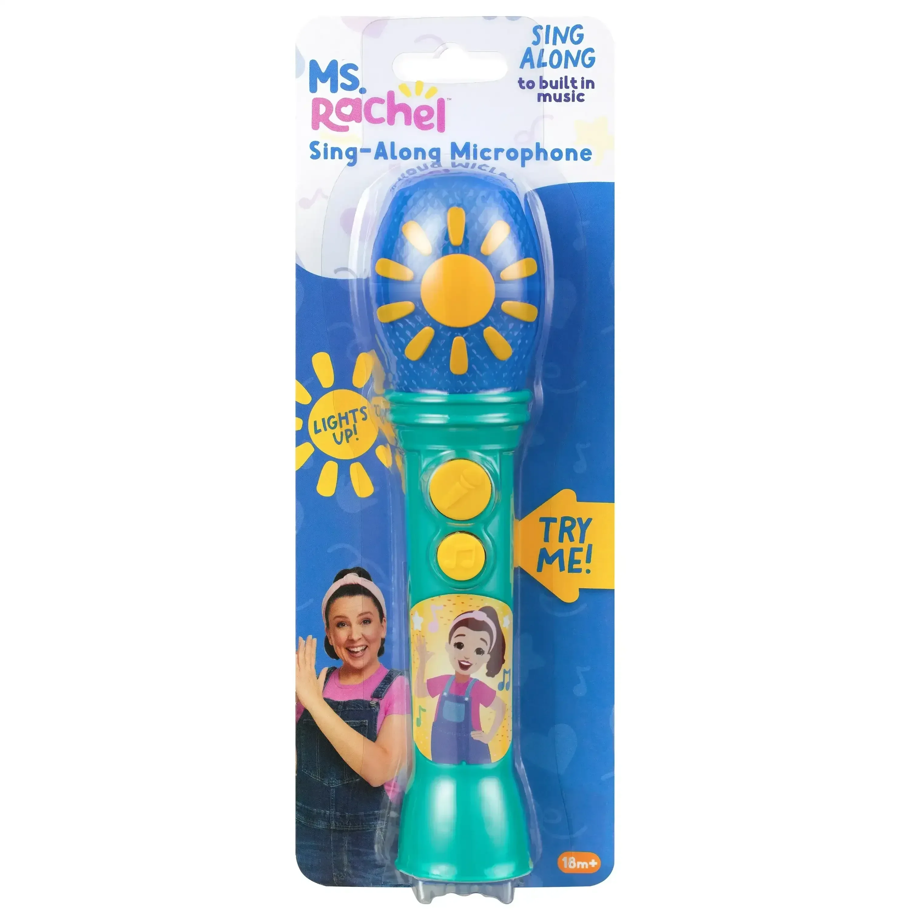 Ms. Rachel Sing Along Microphone, Includes Built-in Music and Lights, Children Ages 18+ Months - Image 7