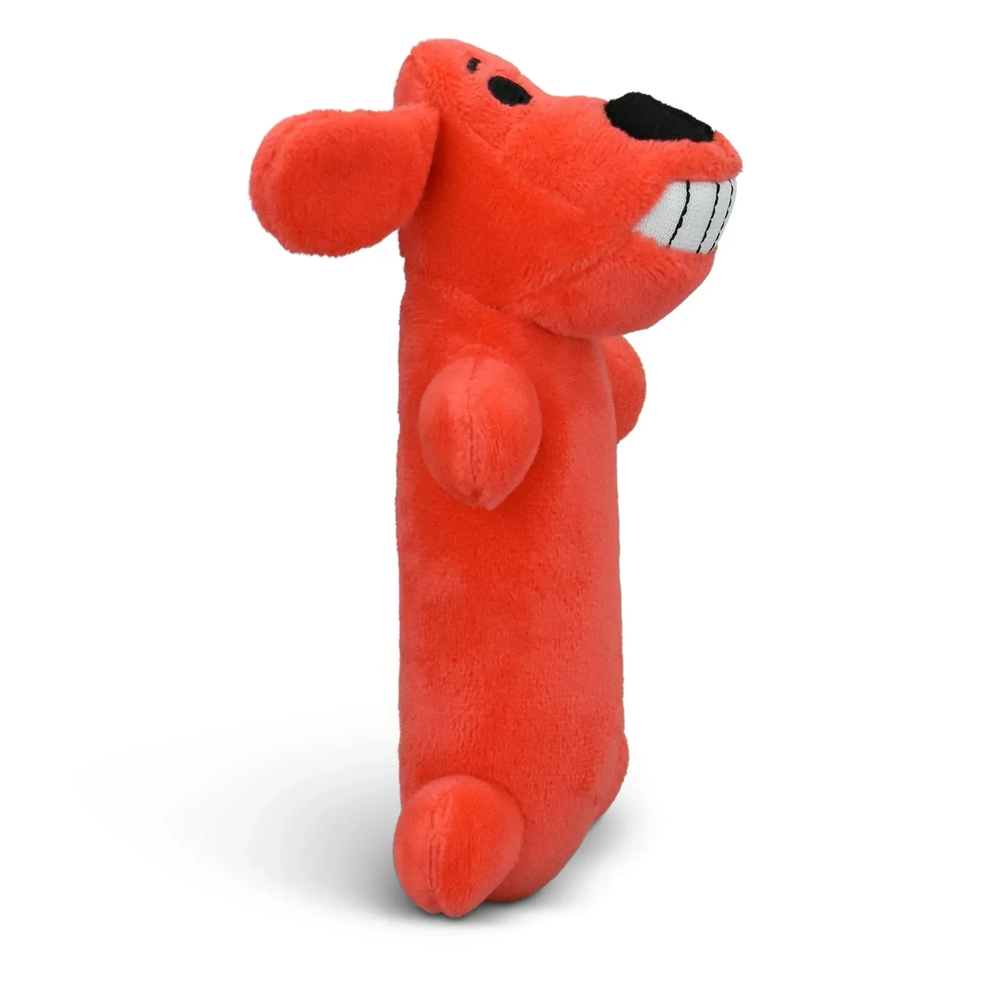 Multipet Smiling Loofa Plush Dog Toy with Squeaker, 6 inch - Image 5