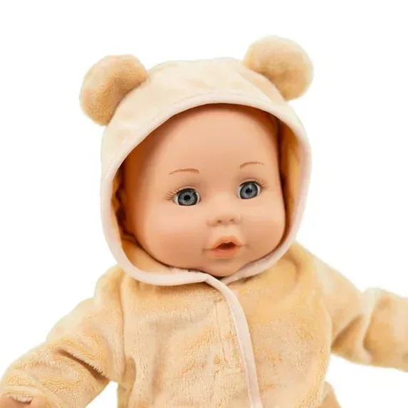 My Sweet Love Bedtime Baby Doll Play Set, Mocha and Ivory Outfit, 14-inch Doll, 6 Pieces Included - Image 5