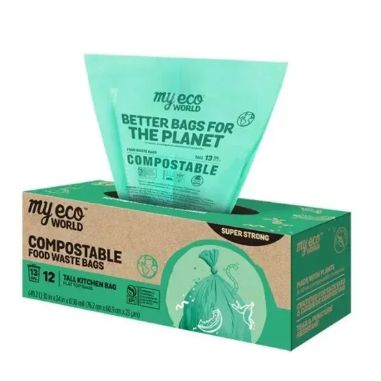 MyEcoWorld 13-gallon Compostable Food Waste Bag, 72-count - Image 2