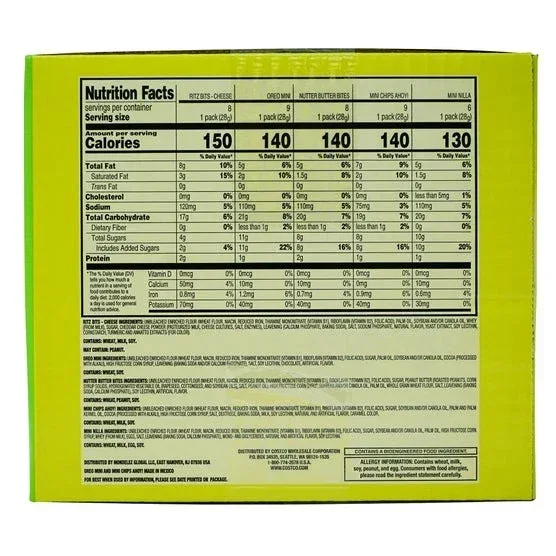 Nabisco Cookies & Crackers, Variety Pack, 1 oz, 40-count - Image 2