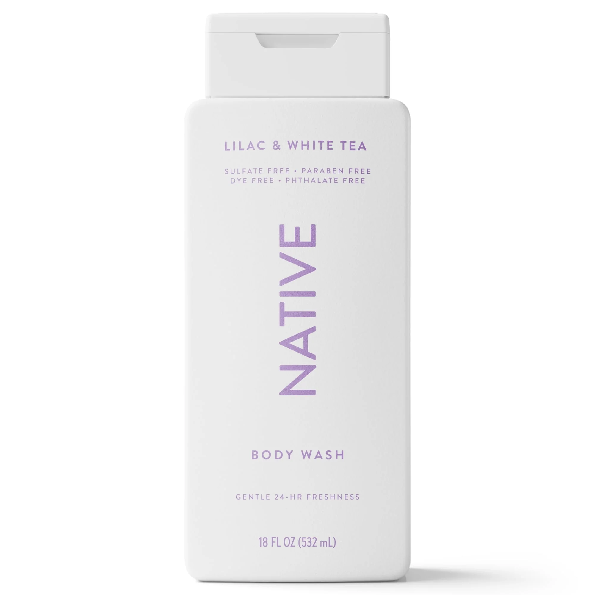 Native Body Wash, Lilac & White Tea, Sulfate Free, for Women & Men, 18 fl oz - Image 11