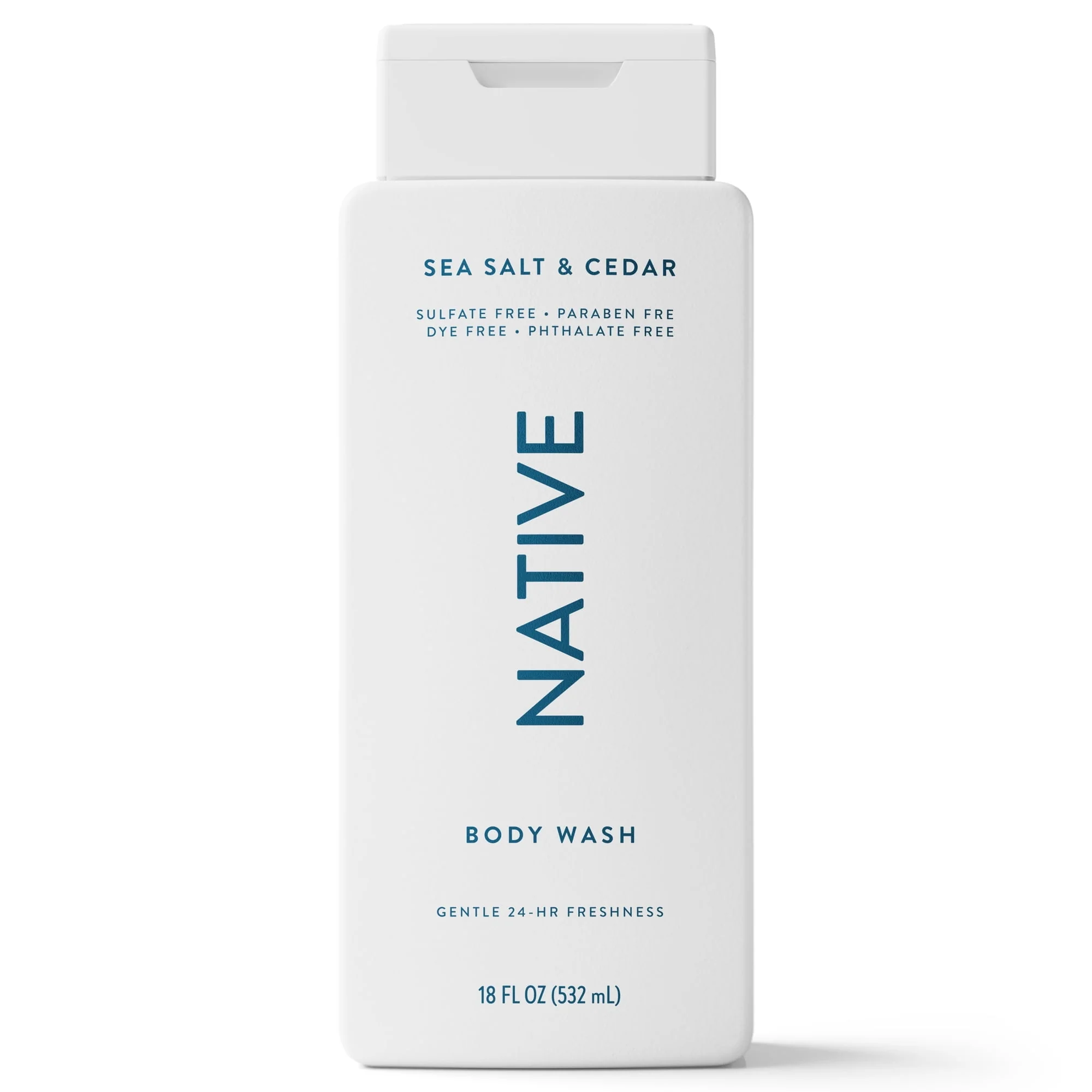 Native Body Wash, Sea Salt & Cedar, Sulfate Free, for Women & Men, 18 fl oz - Image 11
