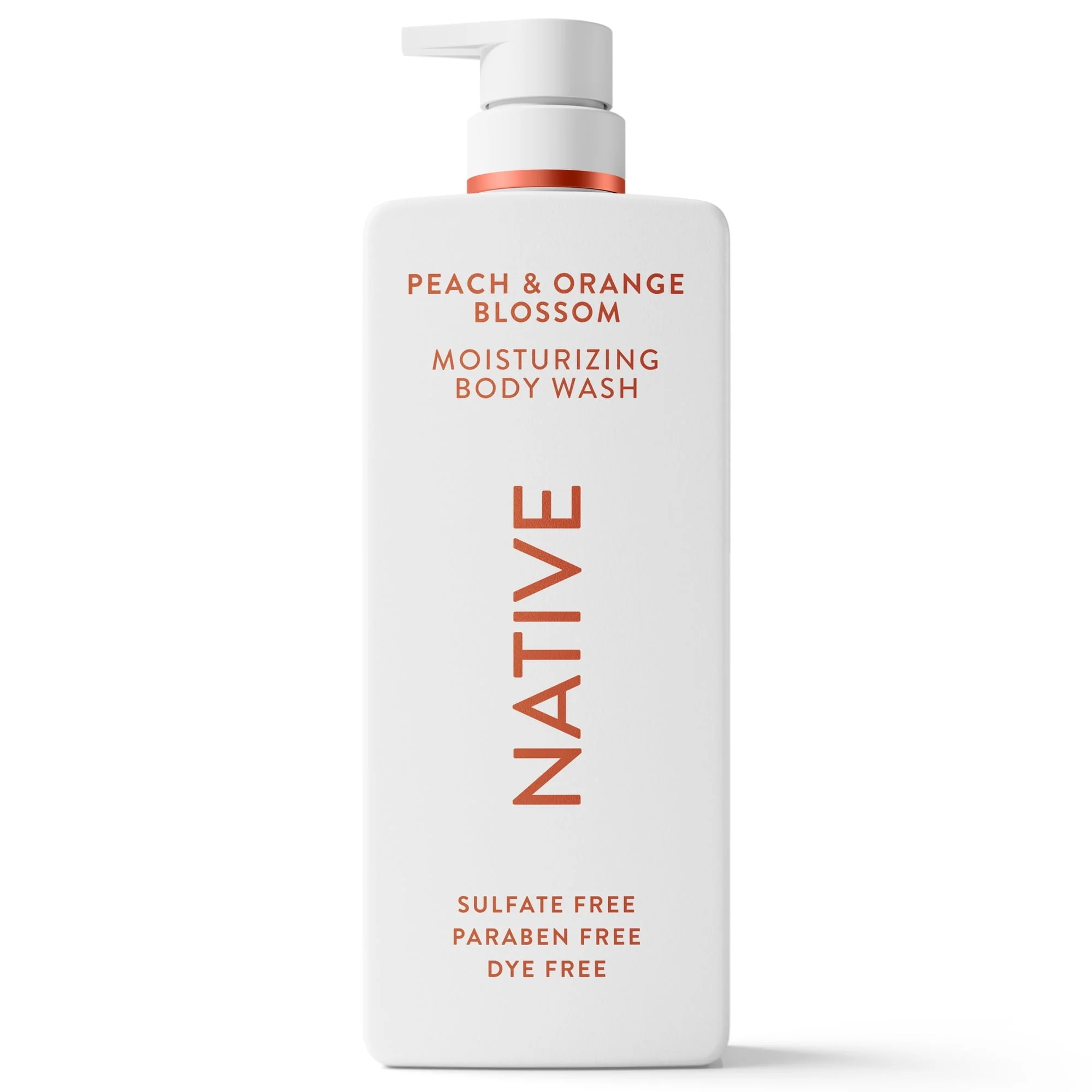 Native Moisturizing Body Wash Peach & Orange Blossom, 22 fl oz