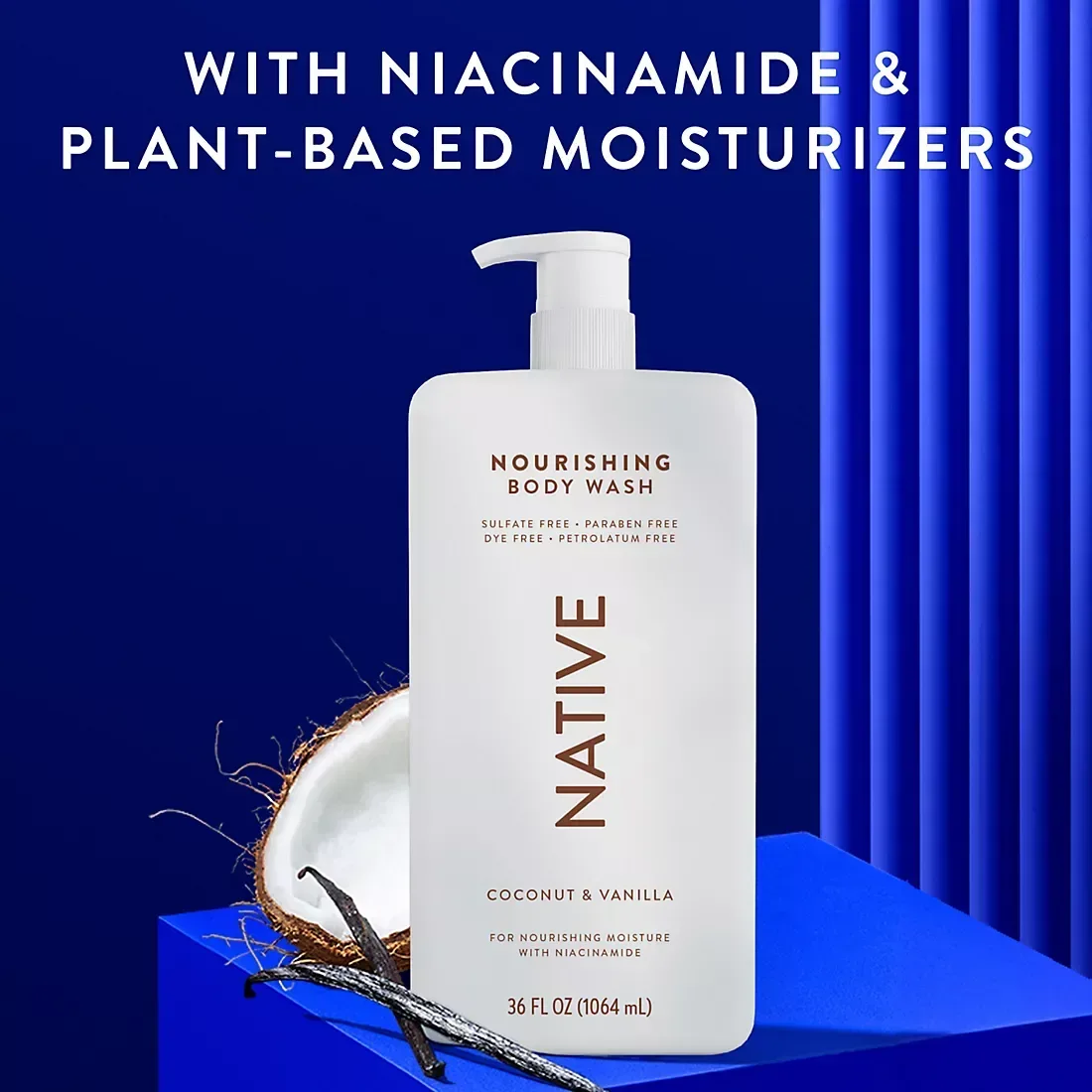 Native Nourishing Body Wash Coconut & Vanilla, 2 pk./36 oz. - Image 4