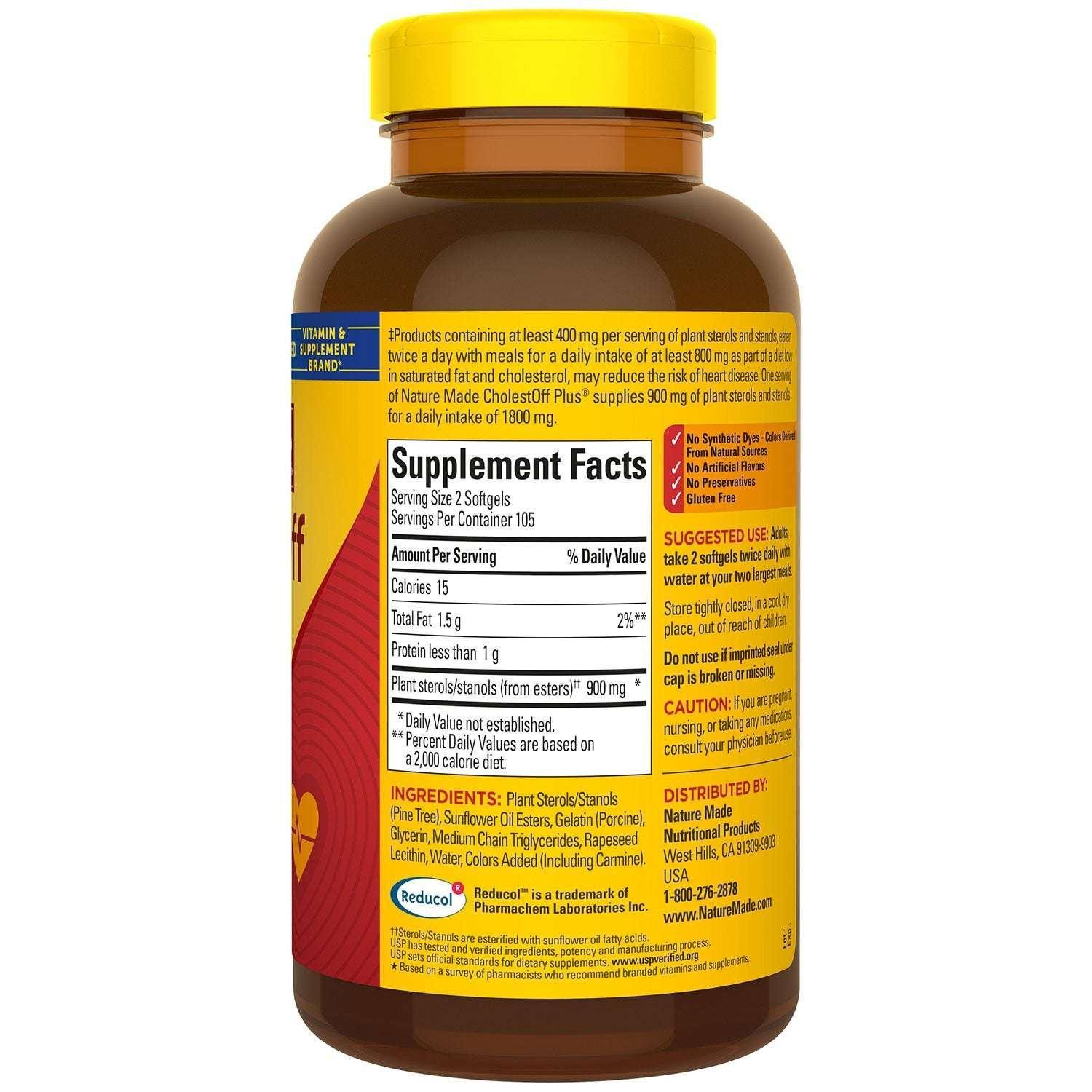 Nature Made CholestOff Plus Softgels, 210 ct. - Image 9