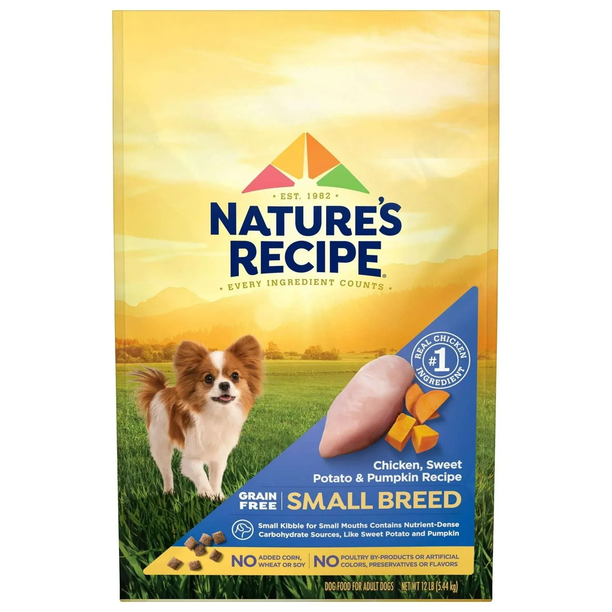 Nature′s Recipe Small Breed Grain Free Chicken, Sweet Potato & Pumpkin Dry Dog Food - Image 8
