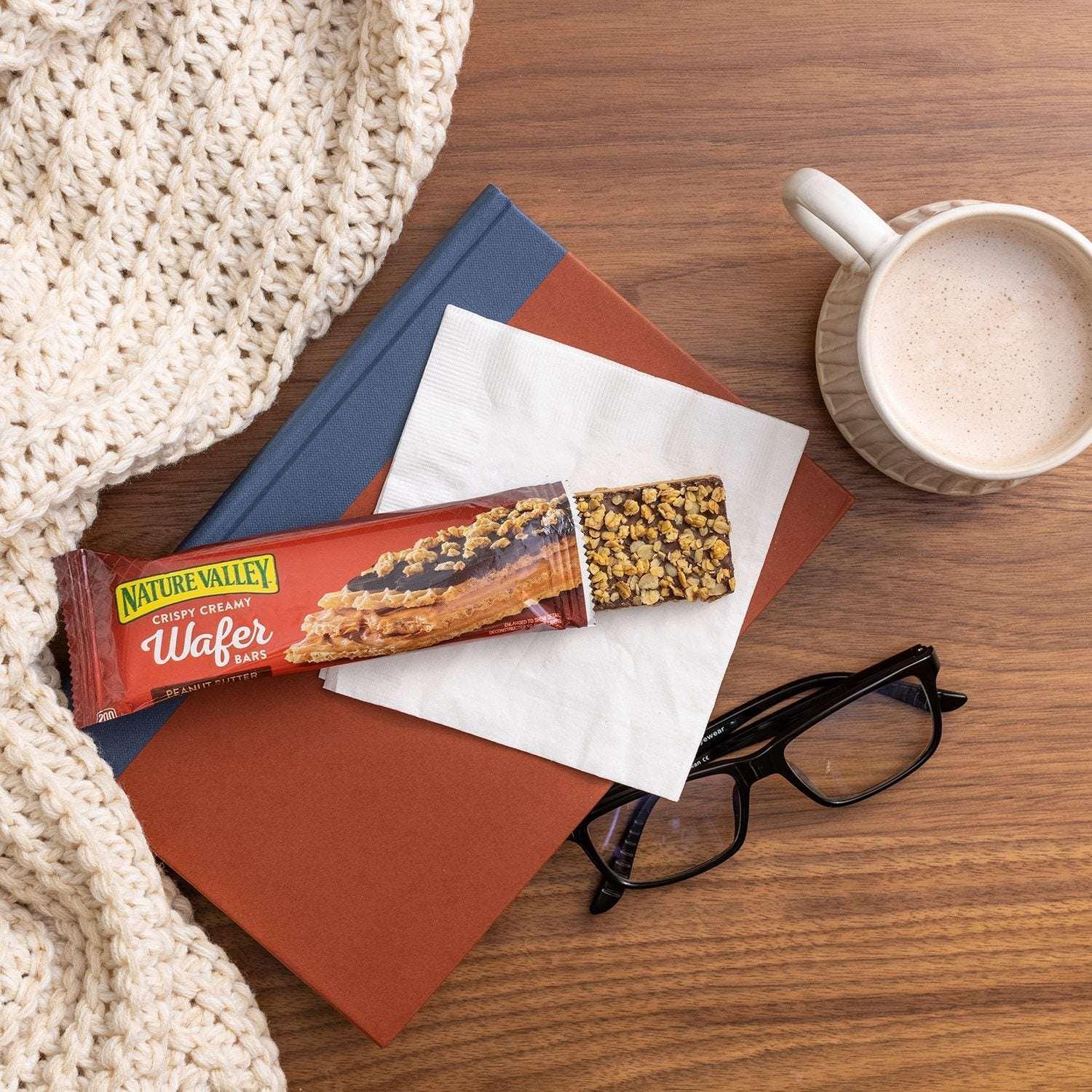 Nature Valley Crispy Creamy Wafer Bars, Peanut Butter Chocolate, 20 ct. - Image 7
