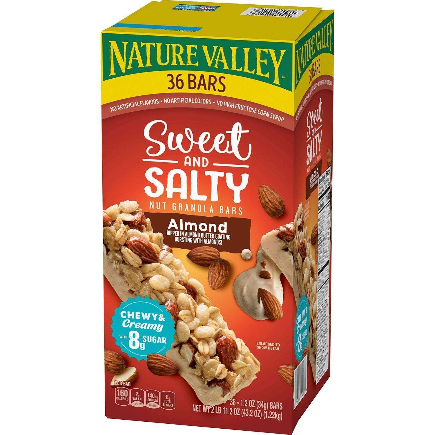 Nature Valley Sweet and Salty Nut Almond Granola Bars, 36 ct. - Image 7