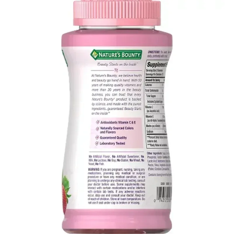 Nature'S Bounty Hair, Skin, and Nails Vitamin Gummies with Biotin (230 Ct.) - Image 8