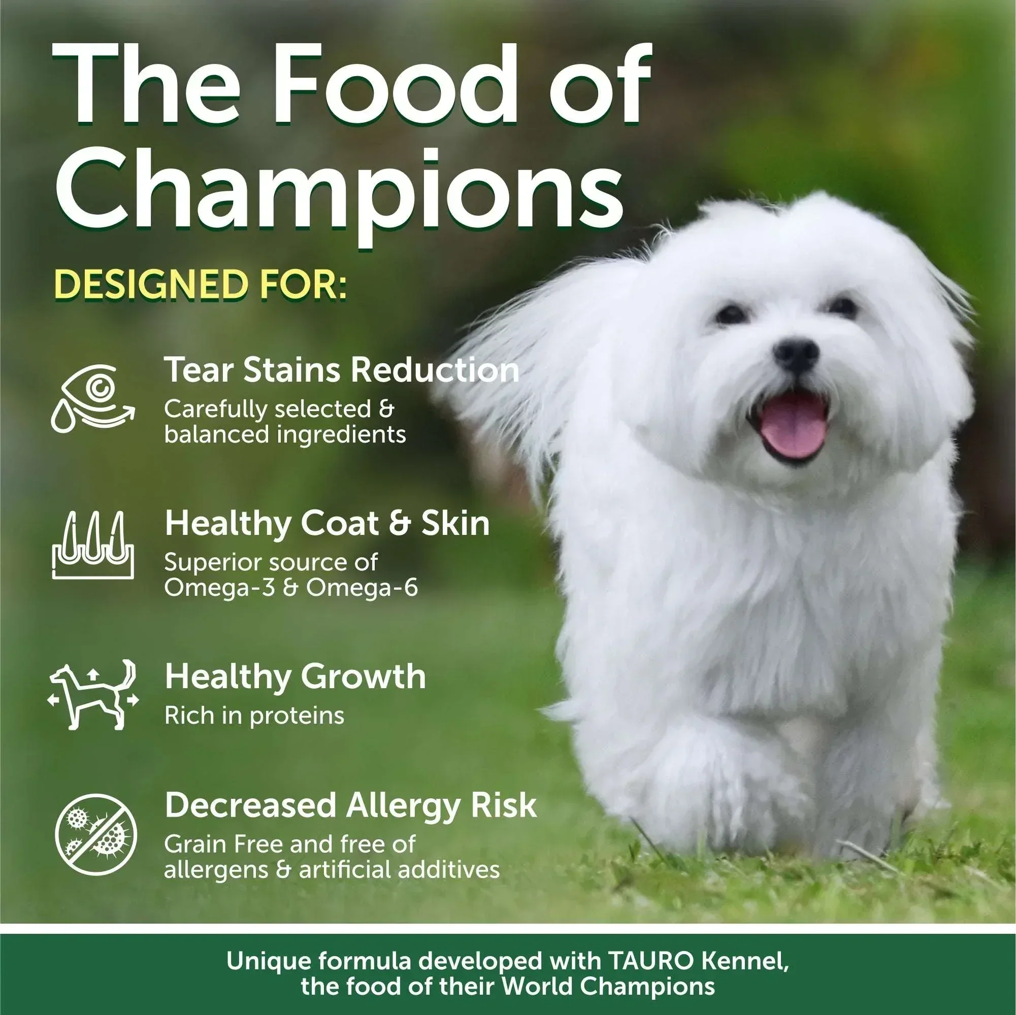 Nature's Protection Superior Care Grain Free White Fish Dry Dog Food, Small Breed Puppy, 22 lb Bag - Image 2