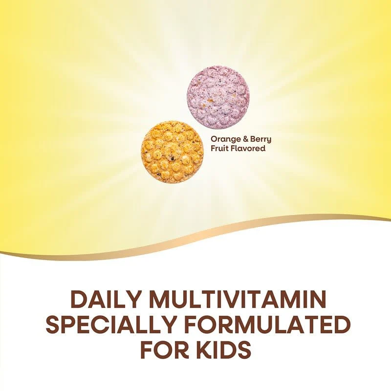Nature's Way, Alive!® Kids, Chewable Multivitamin, Ages 2+, Orange & Berry Fruit, 120 Chewable Tablets - Image 6