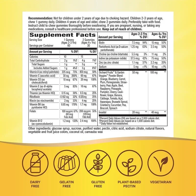 Nature's Way, Alive! Kids, Gummy Multivitamin, Cherry, Orange & Grape , Gummies - Image 6