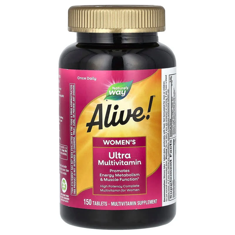 Nature's Way, Alive!, Women's Ultra Multivitamin, Tablets - Image 10