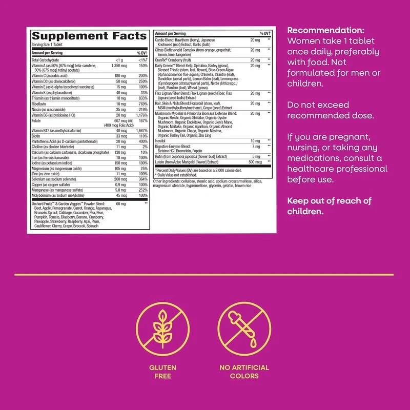 Nature's Way, Alive!, Women's Ultra Multivitamin, Tablets - Image 8