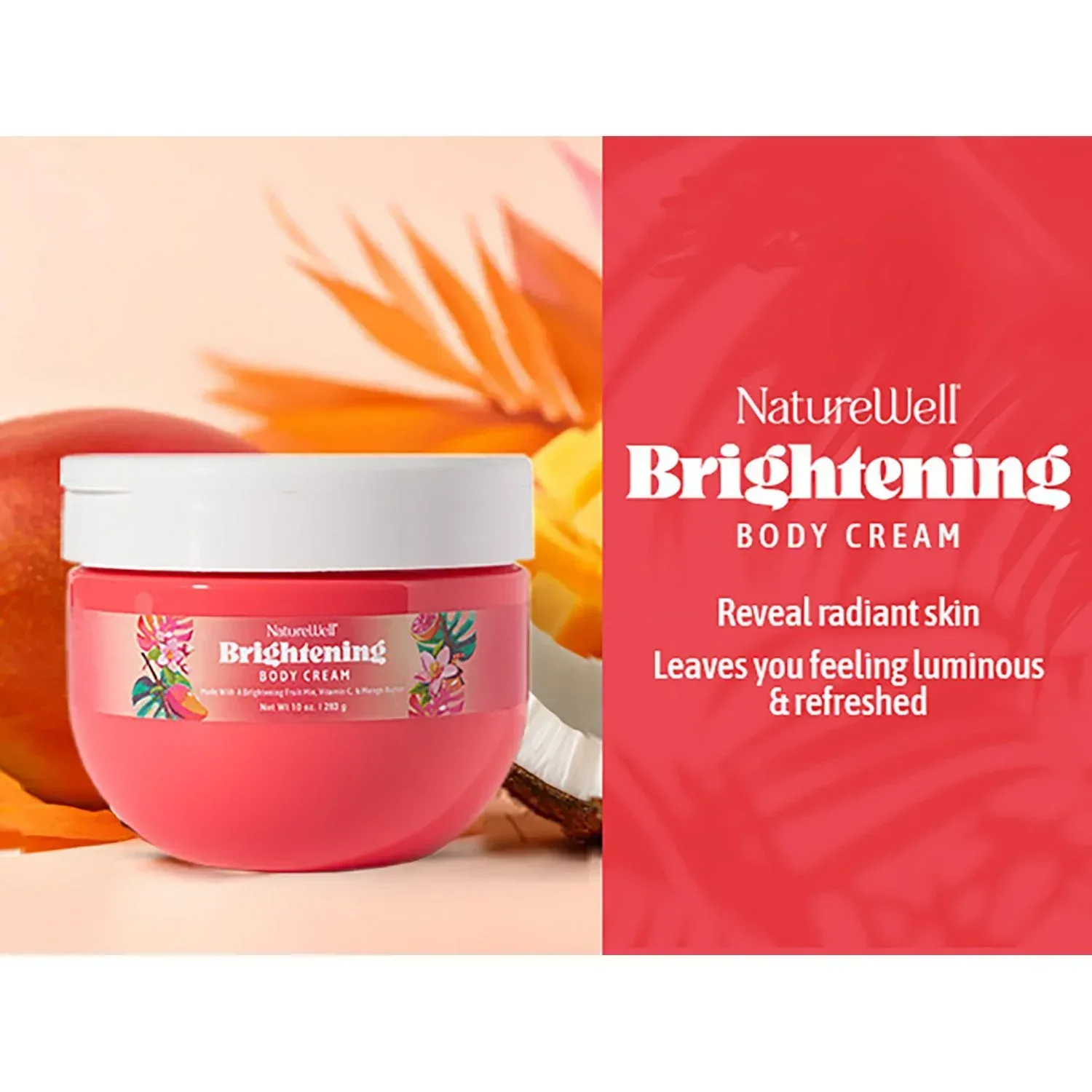 NatureWell Brightening Body Cream, 10 oz., 2 pk. - Image 3