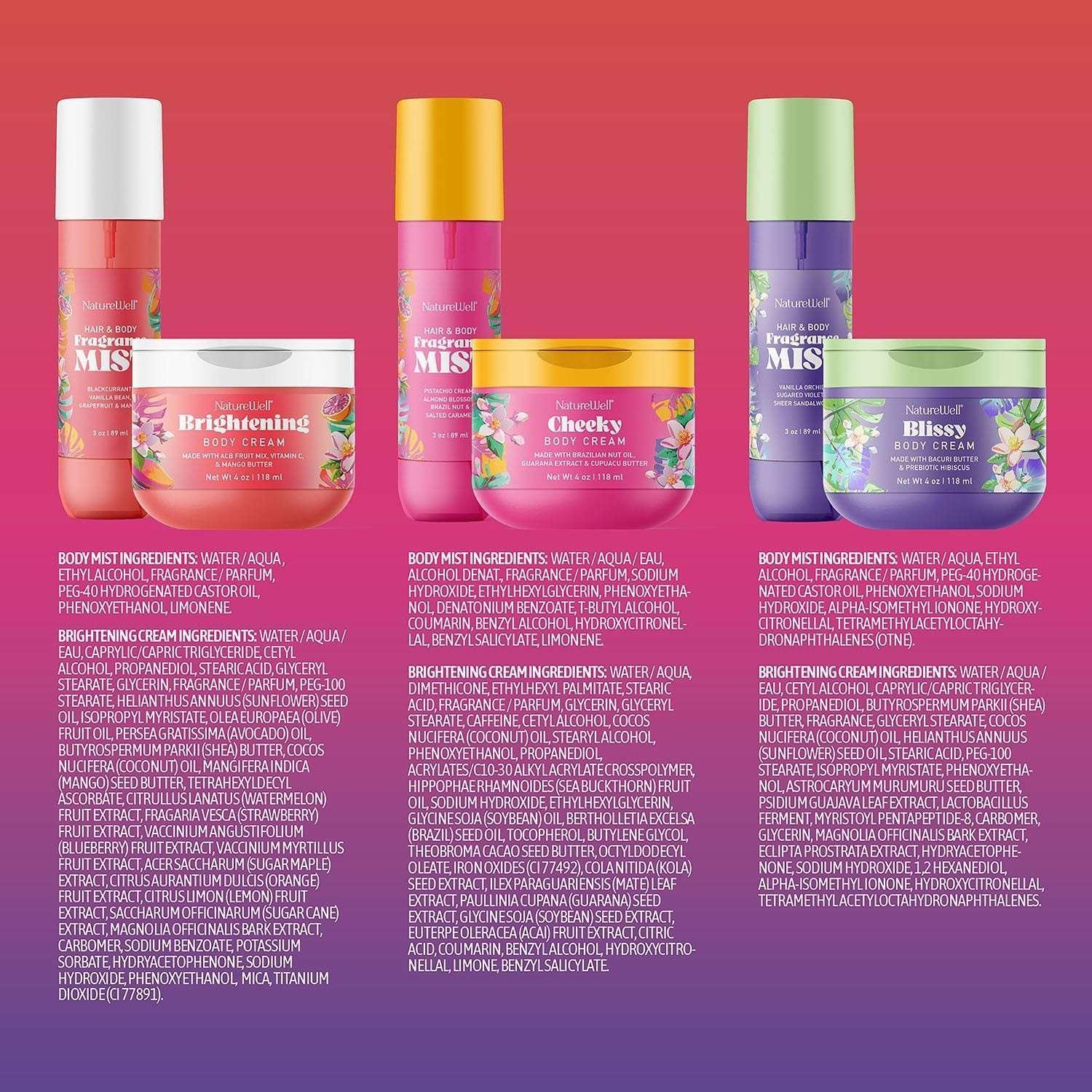 NatureWell Signature Body Cream and Mist, 6 pc. - Image 6