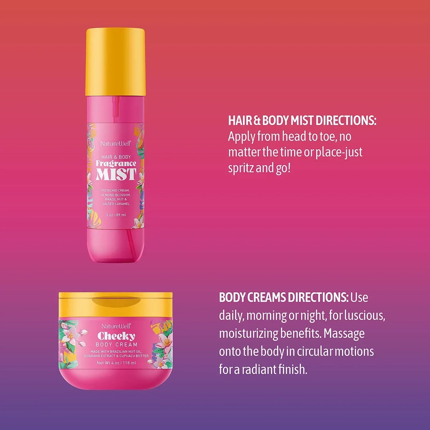 NatureWell Signature Body Cream and Mist, 6 pc. - Image 9