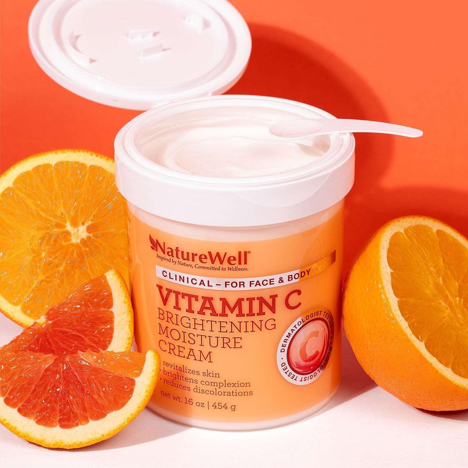 NatureWell Vitamin C Brightening Moisture Cream, 16 oz. - Image 7