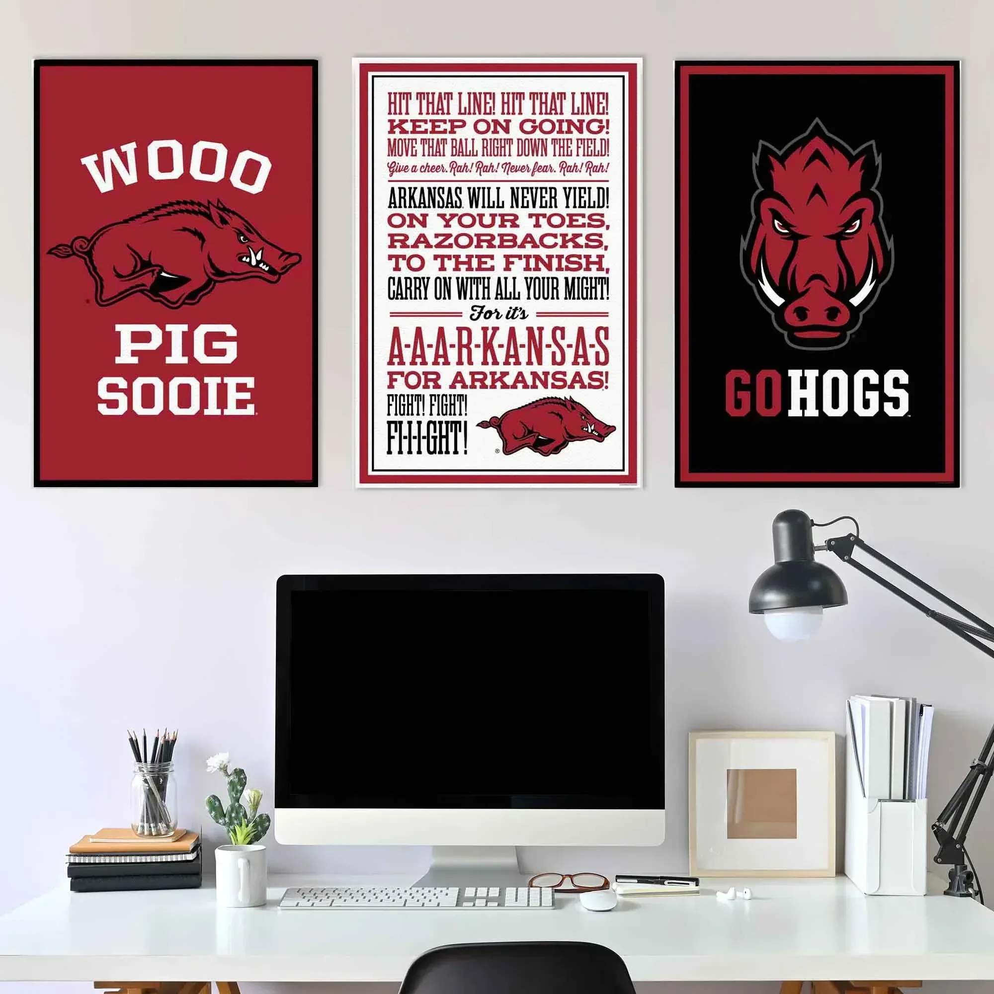 NCAA 3-piece Adhesive Canvas Peel-and-Stick Wall Art - Image 13