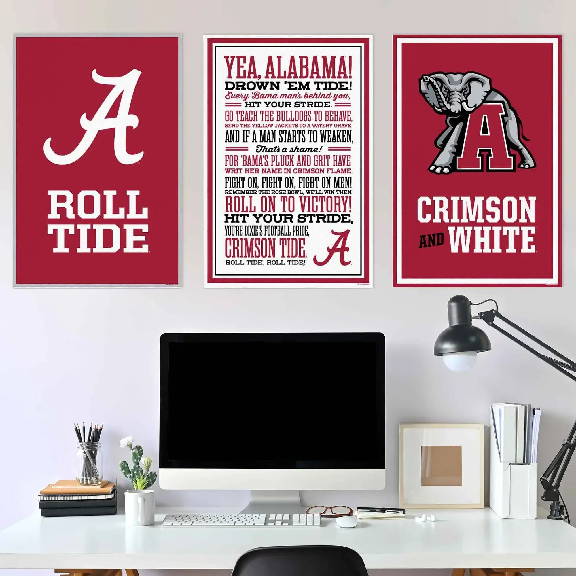 NCAA 3-piece Adhesive Canvas Peel-and-Stick Wall Art - Image 21