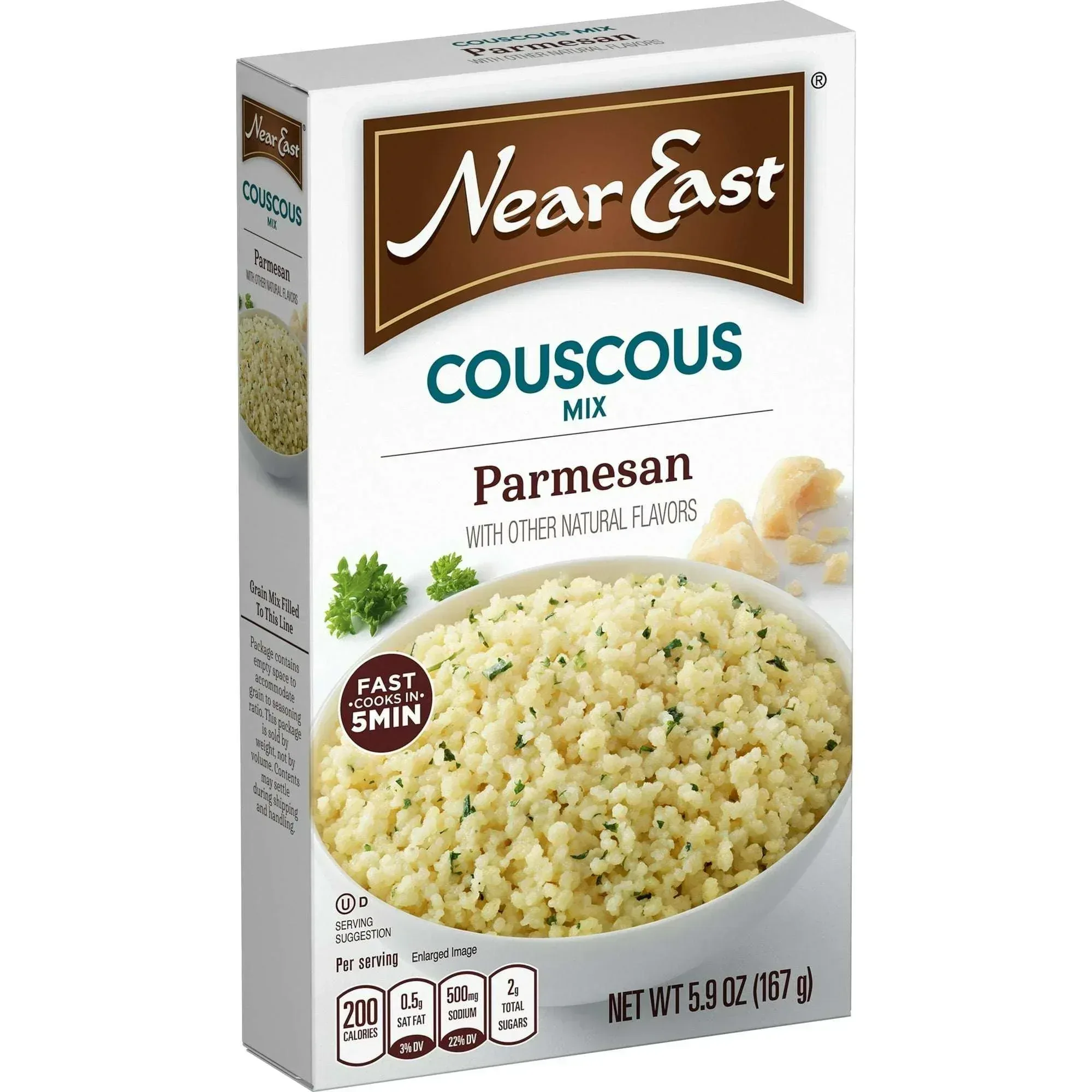 Near East Couscous Mix Parmesan, 5.9 oz Box - Image 2