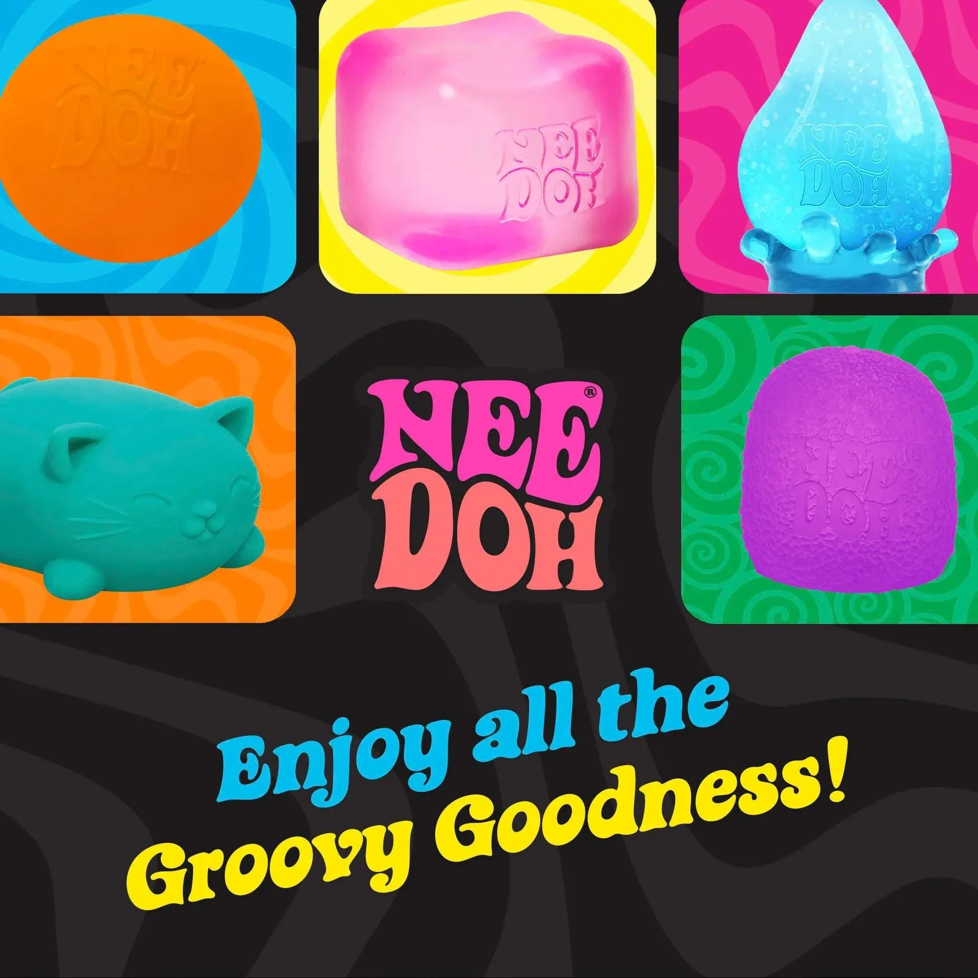 NeeDoh Nice Cube, Satisfying Square Shaped Sensory Toy, Colors May Vary, Children Ages 3+ - Image 8