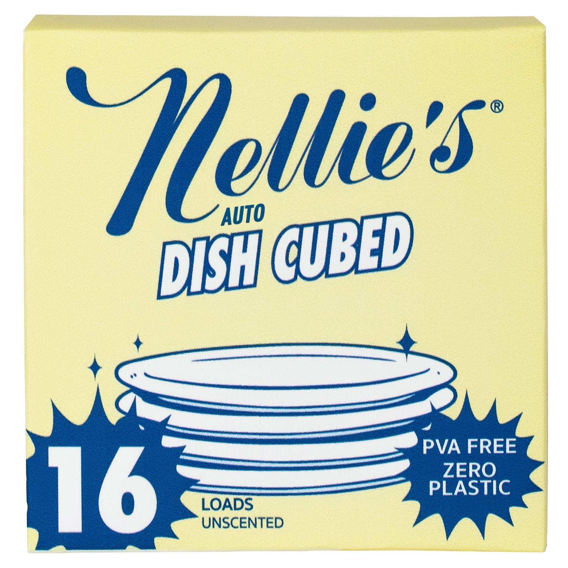 Nellie's Auto Dishwasher Cubes, Unscented, 128-count - Image 2