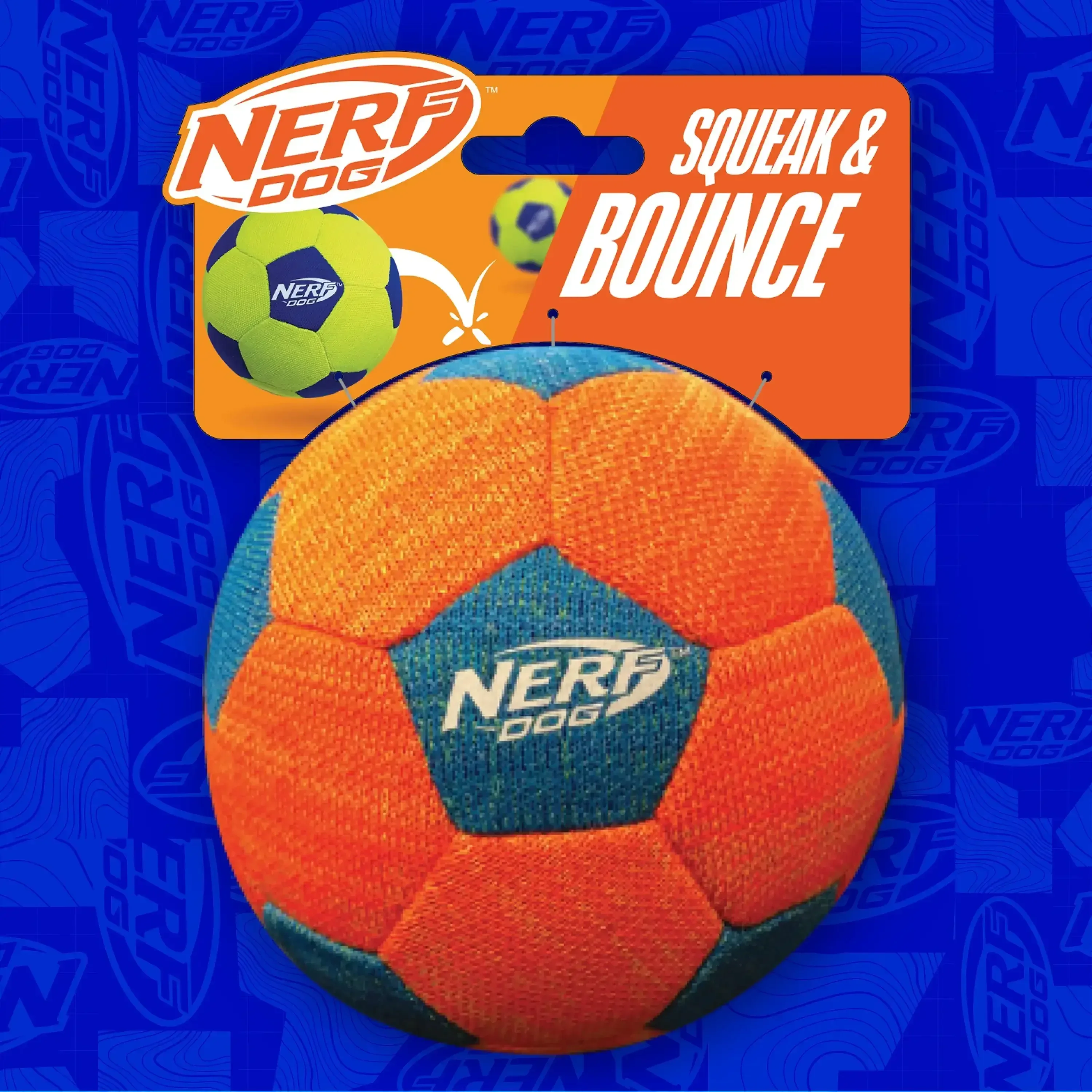 Nerf Dog X-Weave Squeak Soccer Ball for Large Dogs - Image 7