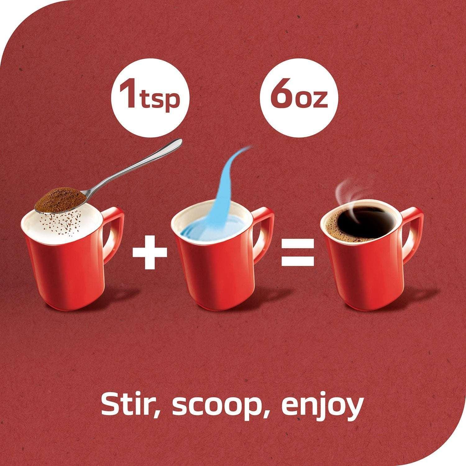 Nescafé Clasico Dark Roast Instant Coffee, 21 oz. - Image 4