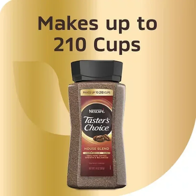NESCAFE Taster'S Choice House Blend Instant Coffee (14 Oz.) - Image 3
