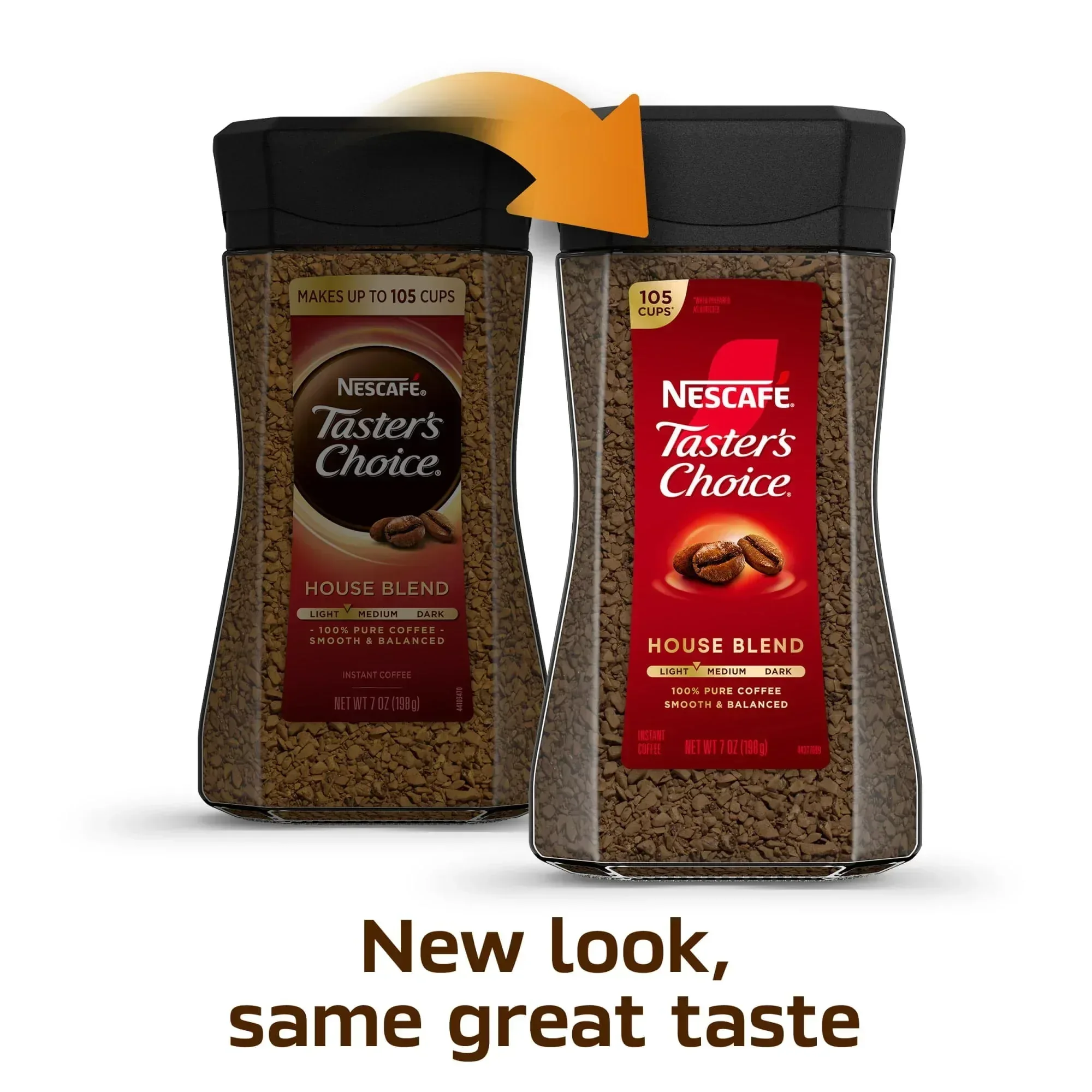 NESCAFÉ Taster's Choice House Blend, Light Medium Roast Instant Coffee, 7 oz, 1 Jar - Image 2