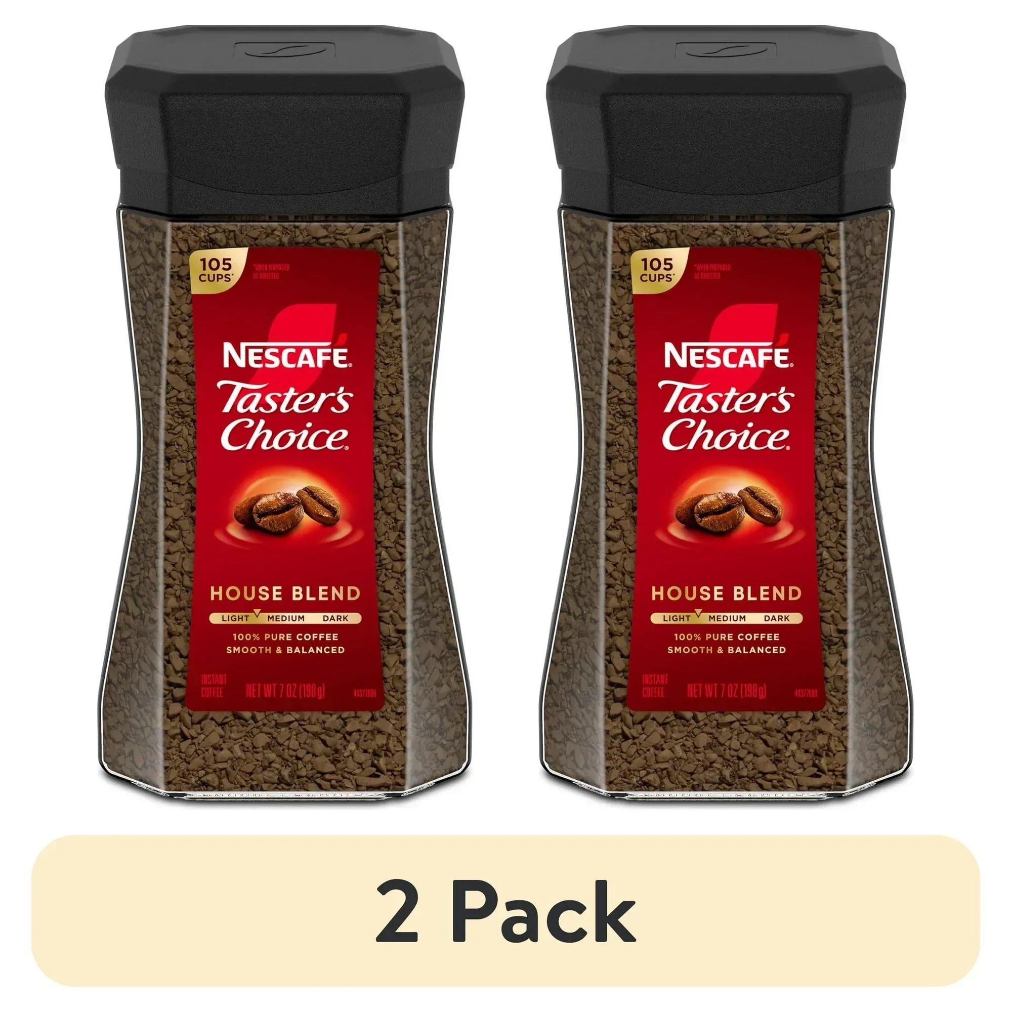 NESCAFÉ Taster's Choice House Blend, Light Medium Roast Instant Coffee, 7 oz, 1 Jar - Image 8
