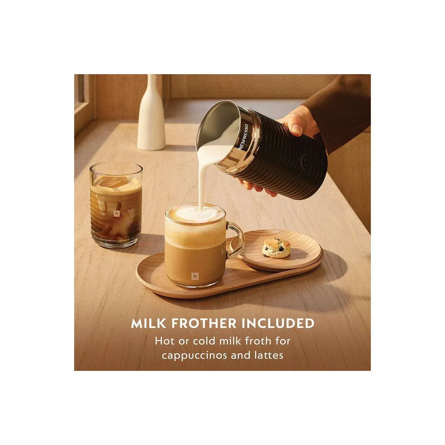 Nespresso Vertuo Pop+ Deluxe Coffee Maker by De'Longhi with Milk Frother - Image 4