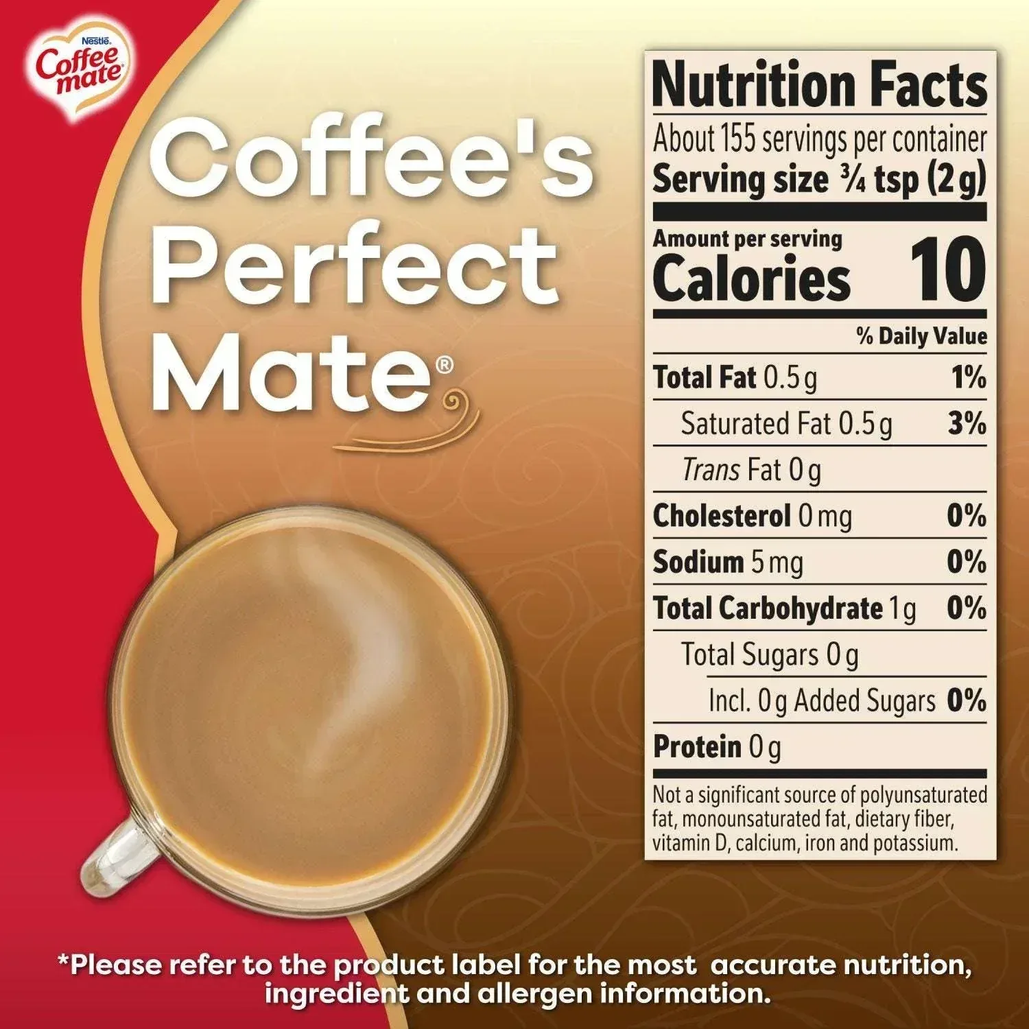 Nestle Coffee mate Original Powdered Coffee Creamer 11 oz., 8 ct. - Image 2