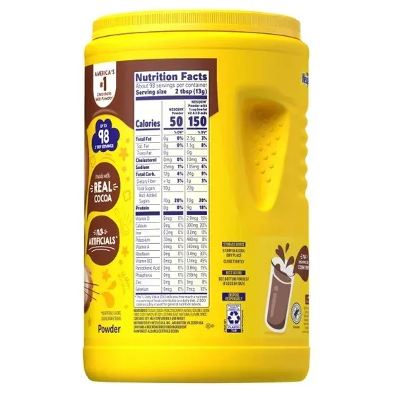 Nestle, Nesquik Chocolate Drink Mix, 2.81 lbs - Image 3