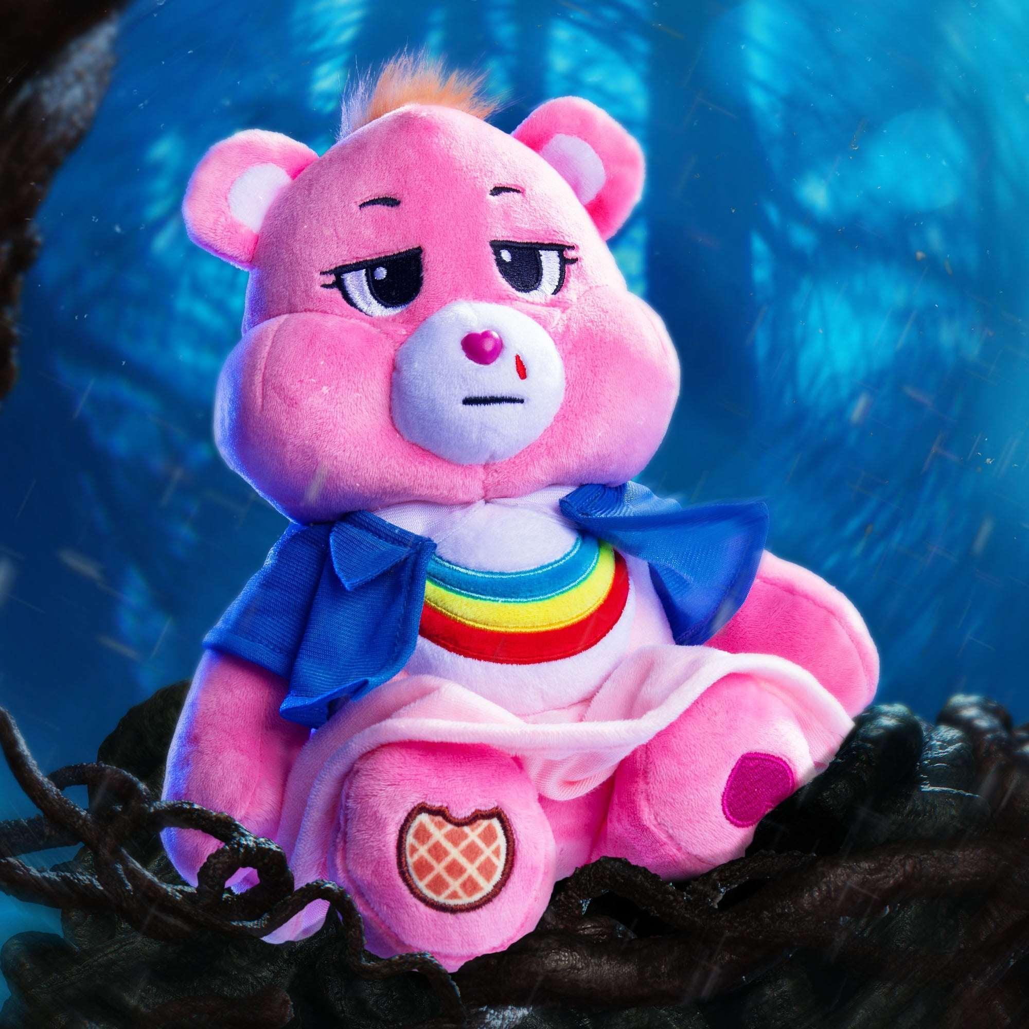 Netflix - Care Bears x Stranger Things Cheer Bear as Eleven, 12 Inch Plush - Image 6