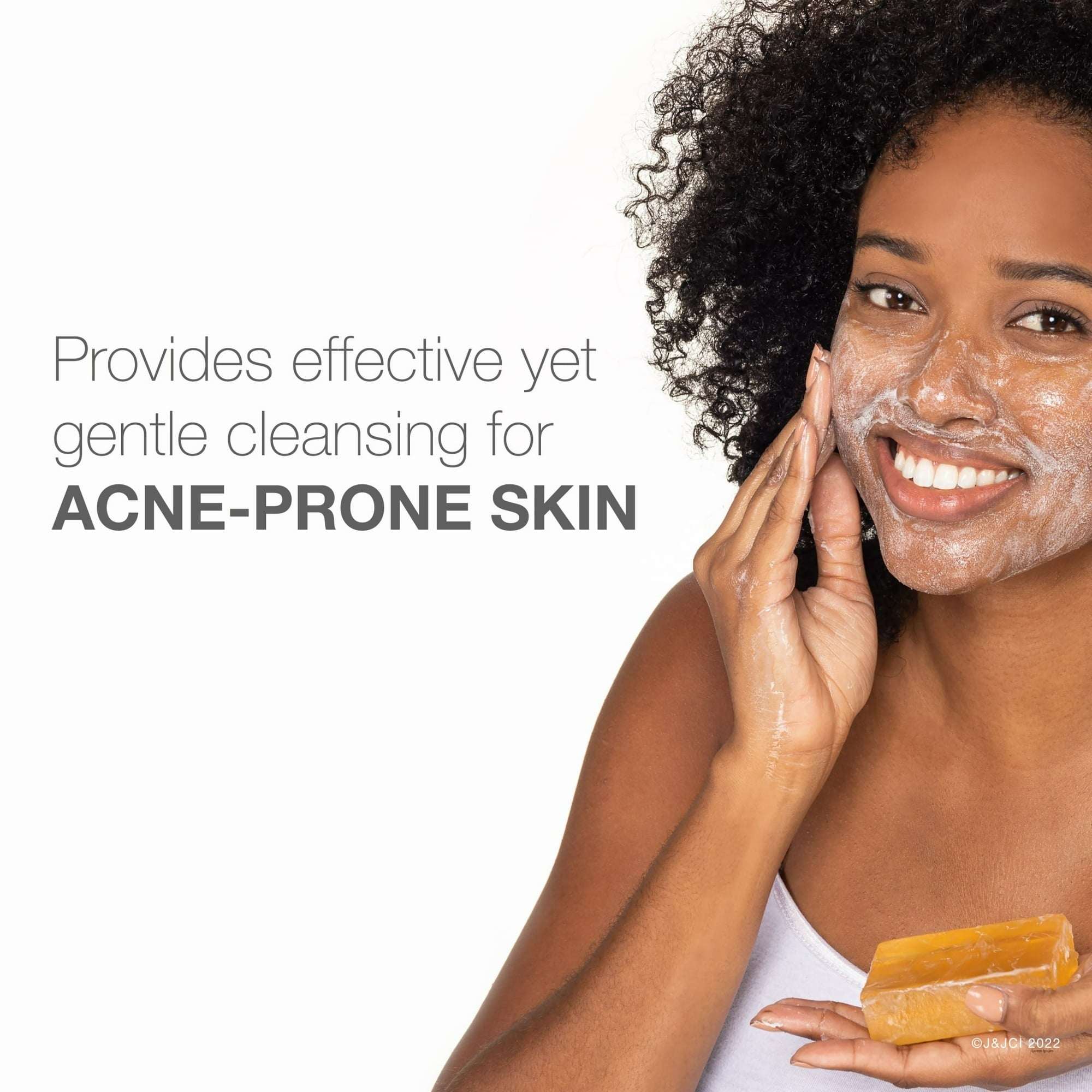 Neutrogena Acne Face Wash Bar, Acne Treatment for Acne-Prone Skin, Facial Cleanser, 3.5 oz - Image 3