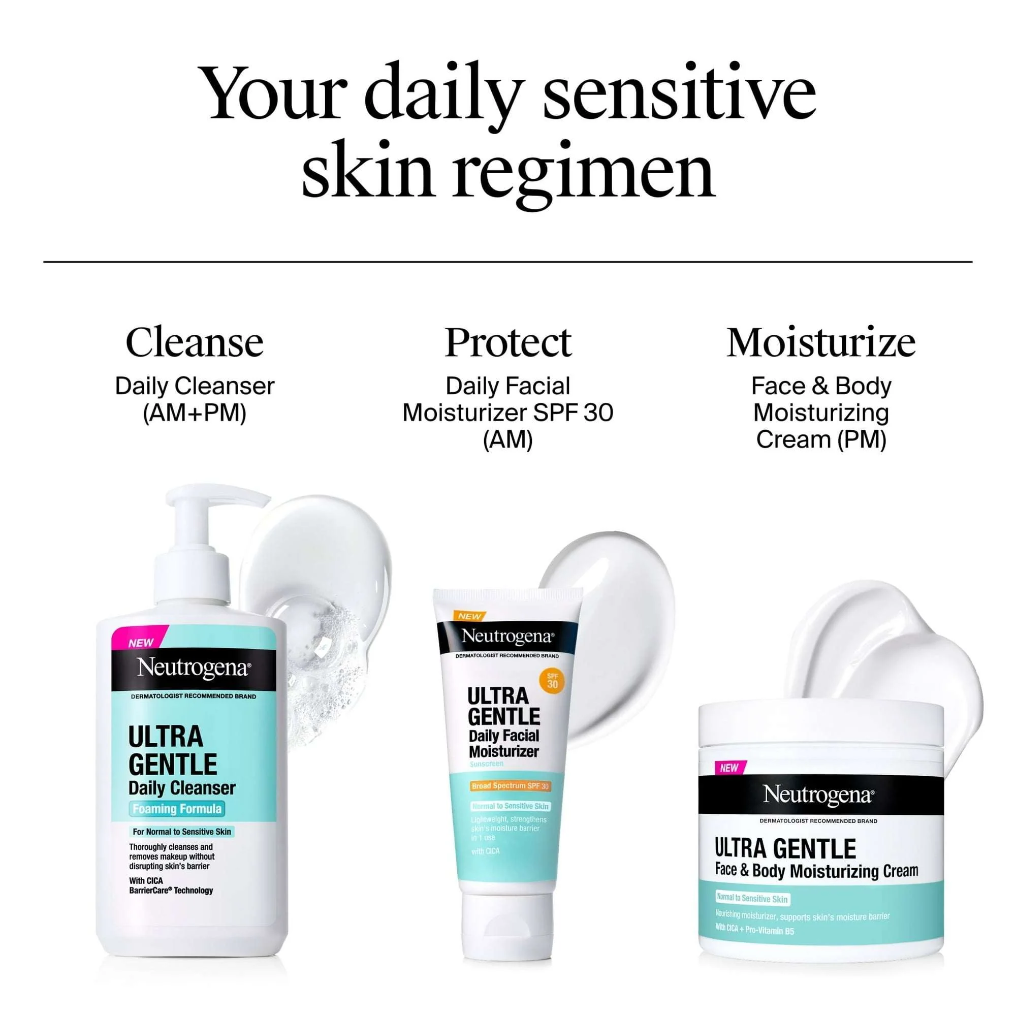 Neutrogena Fragrance Free Facial Moisturizer, Vitamin E, 3.4 fl. oz - Image 9