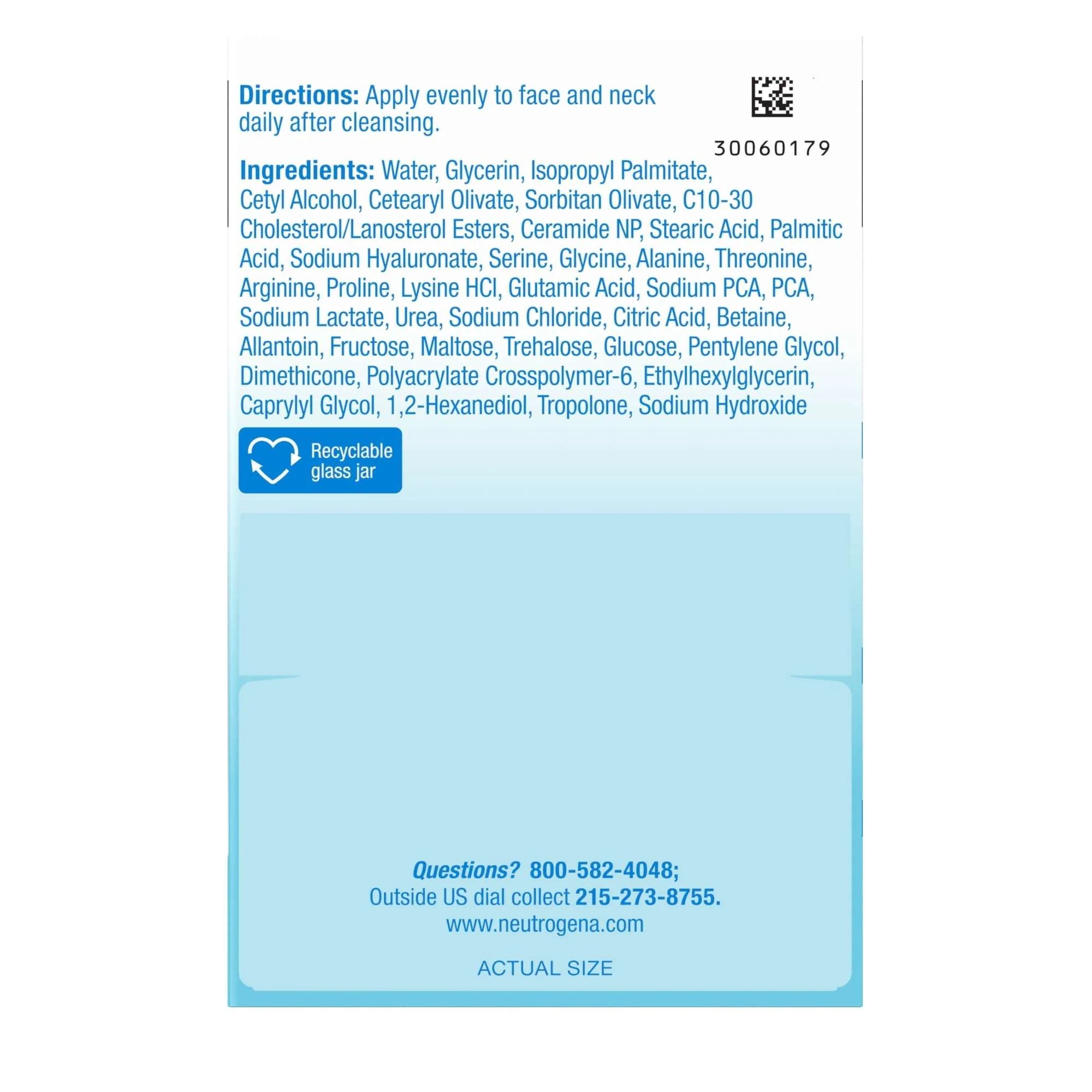 Neutrogena Hydro Boost Hyaluronic Acid Water Cream, Moisturizing Face Cream, 1.7 fl oz - Image 9